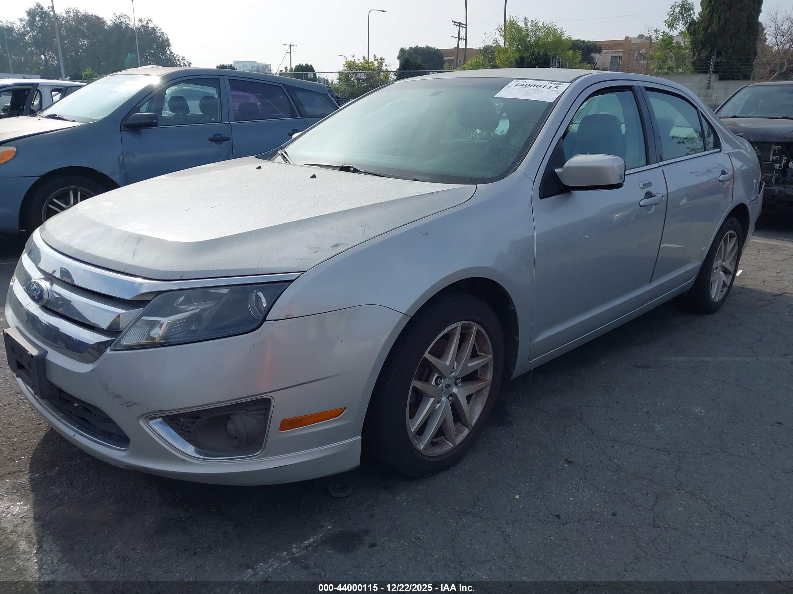 2010 Ford Fusion Sel Silver vin: 3FAHP0JA2AR429153