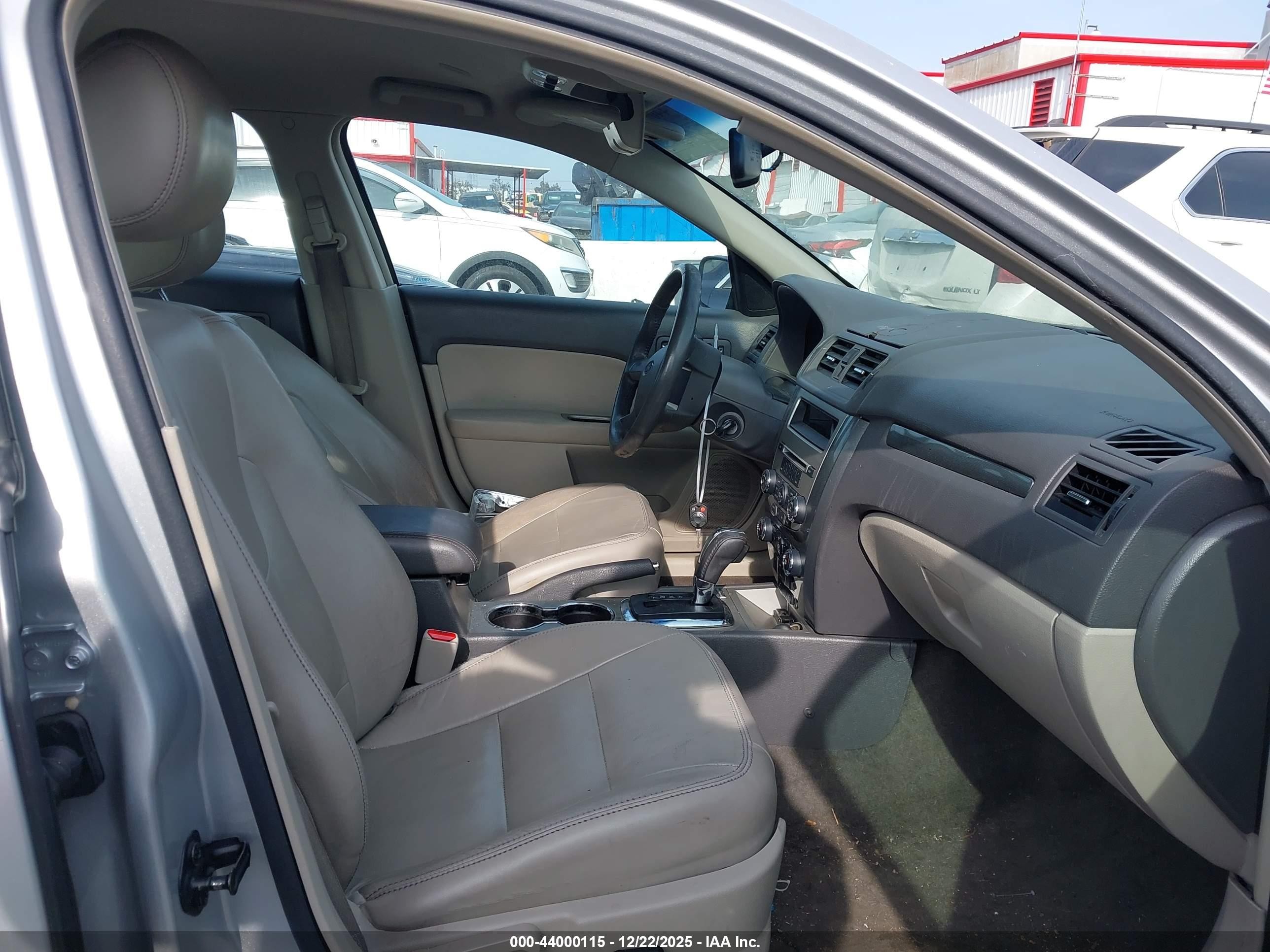 2010 Ford Fusion Sel Silver vin: 3FAHP0JA2AR429153