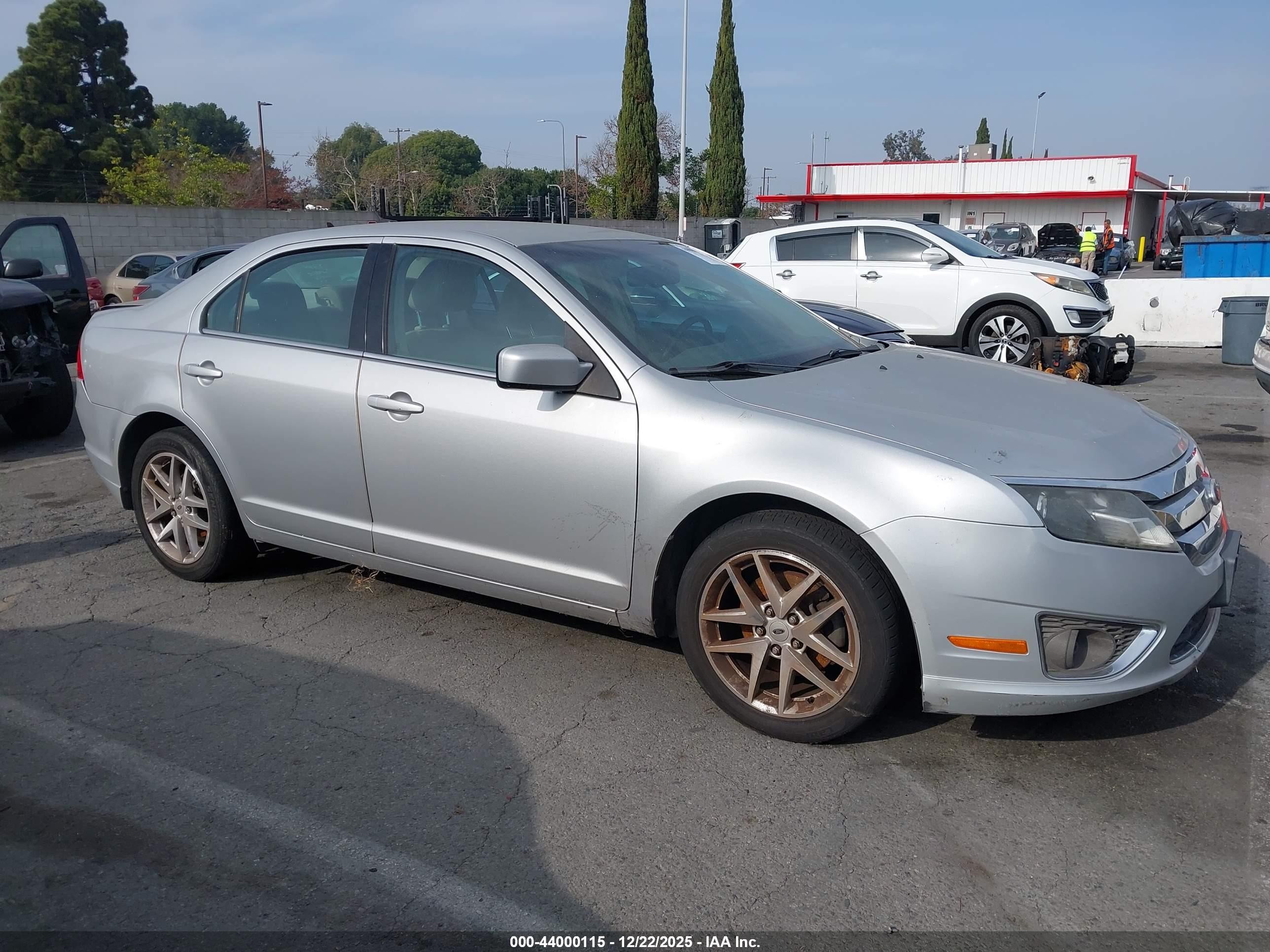 2010 Ford Fusion Sel Silver vin: 3FAHP0JA2AR429153