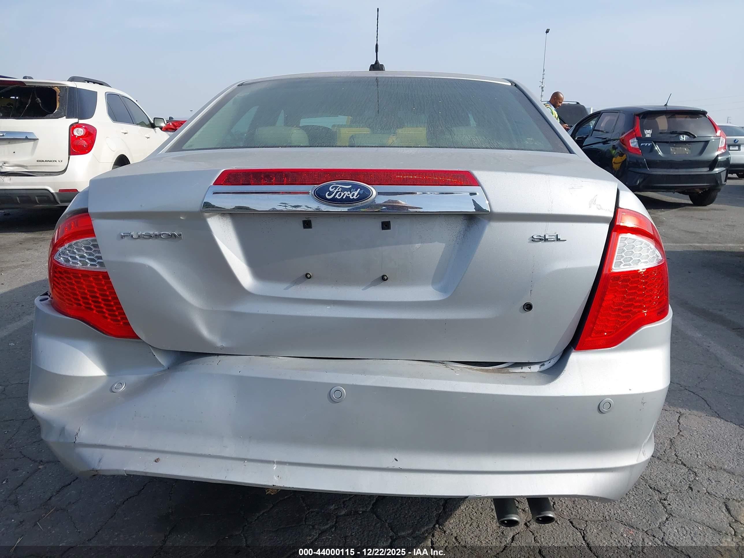 2010 Ford Fusion Sel Silver vin: 3FAHP0JA2AR429153
