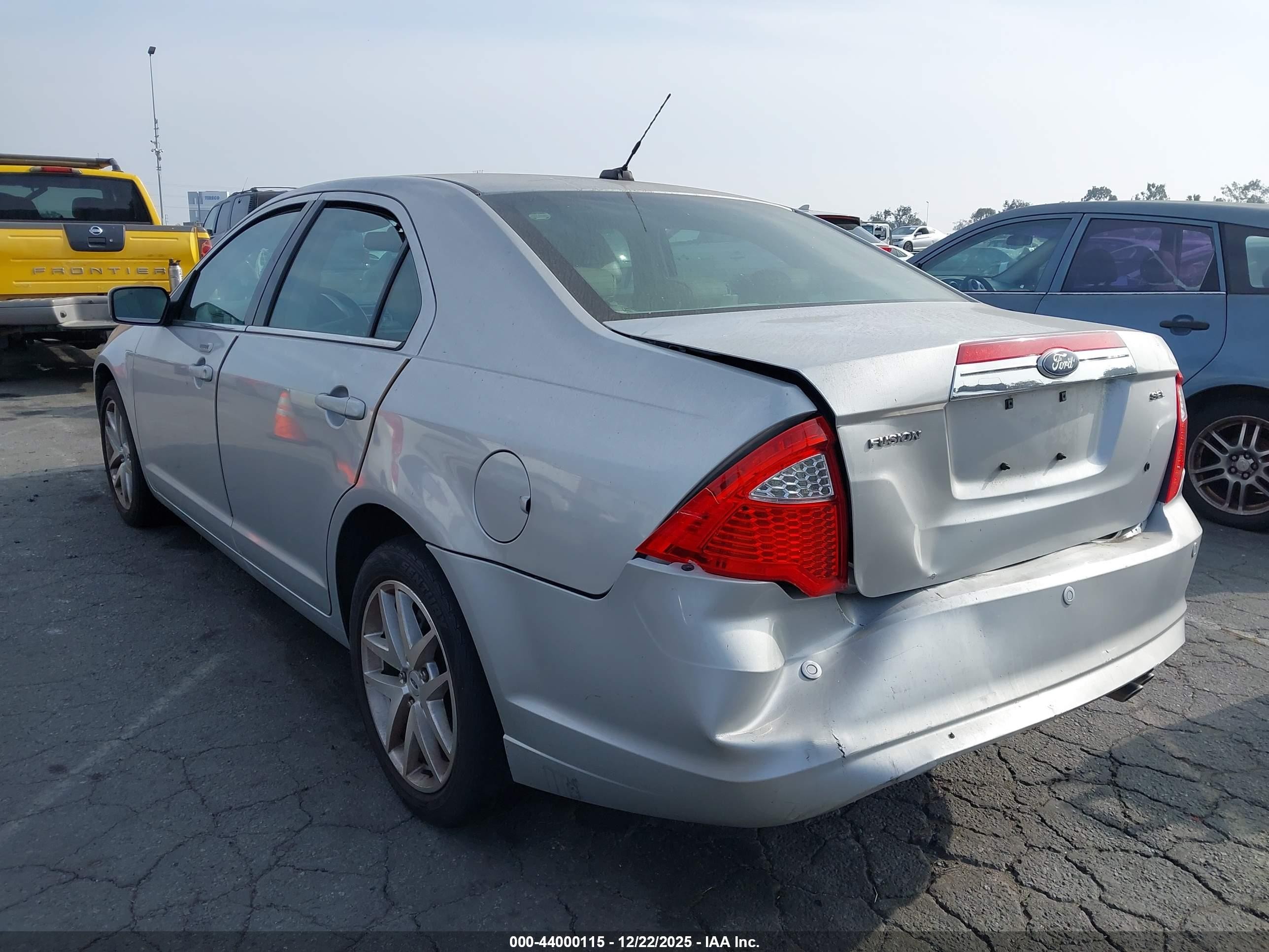 2010 Ford Fusion Sel Silver vin: 3FAHP0JA2AR429153