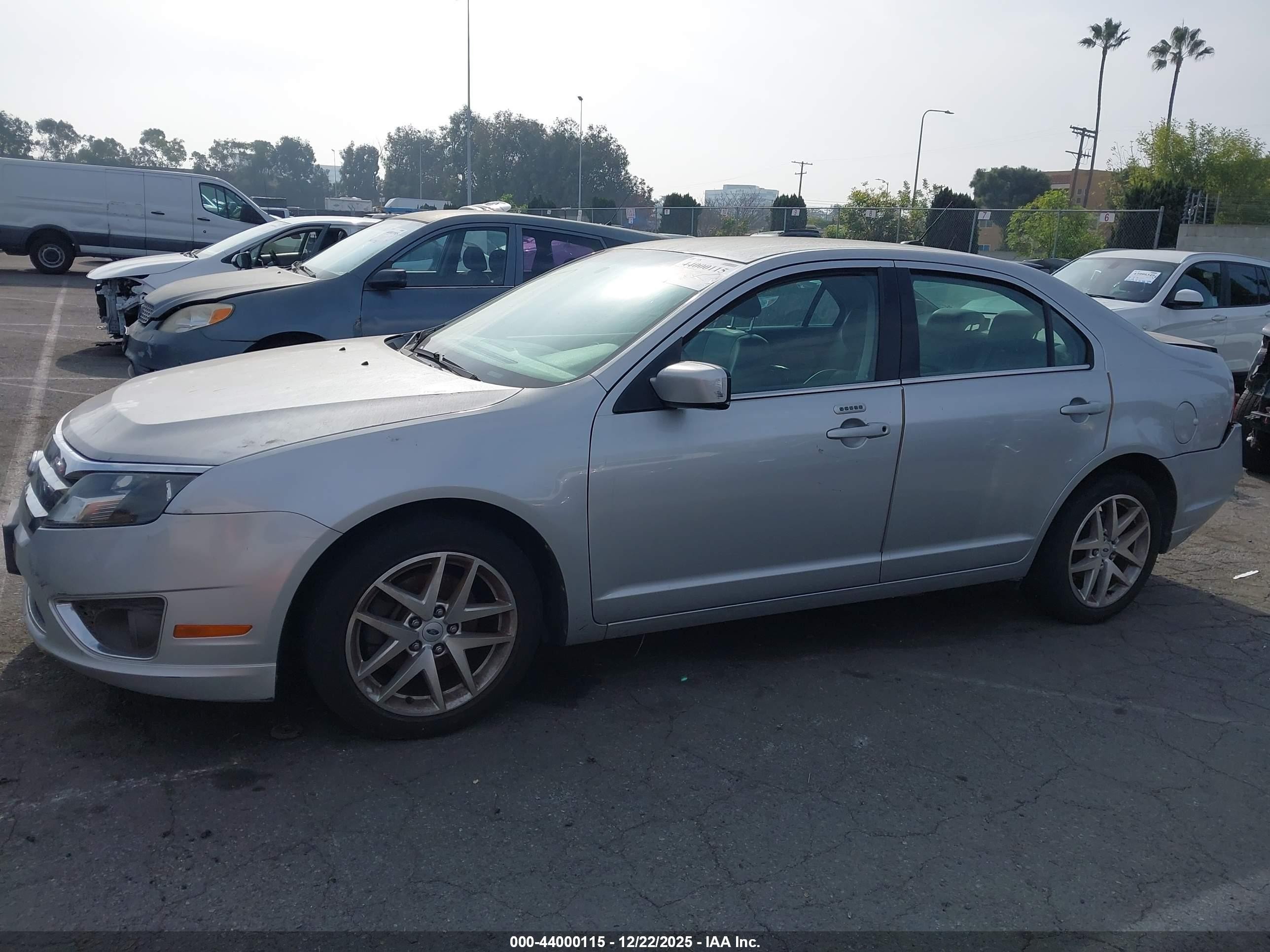 2010 Ford Fusion Sel Silver vin: 3FAHP0JA2AR429153