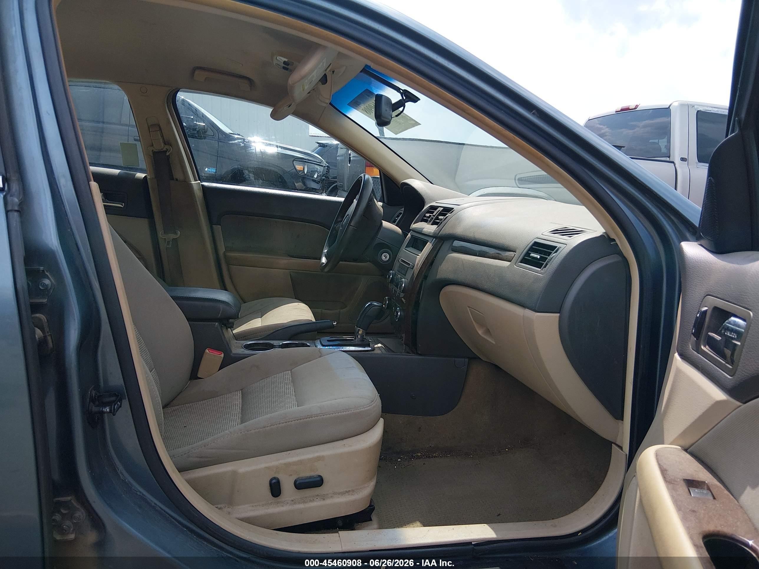 2011 Ford Fusion Sel Teal vin: 3FAHP0JA2BR237975