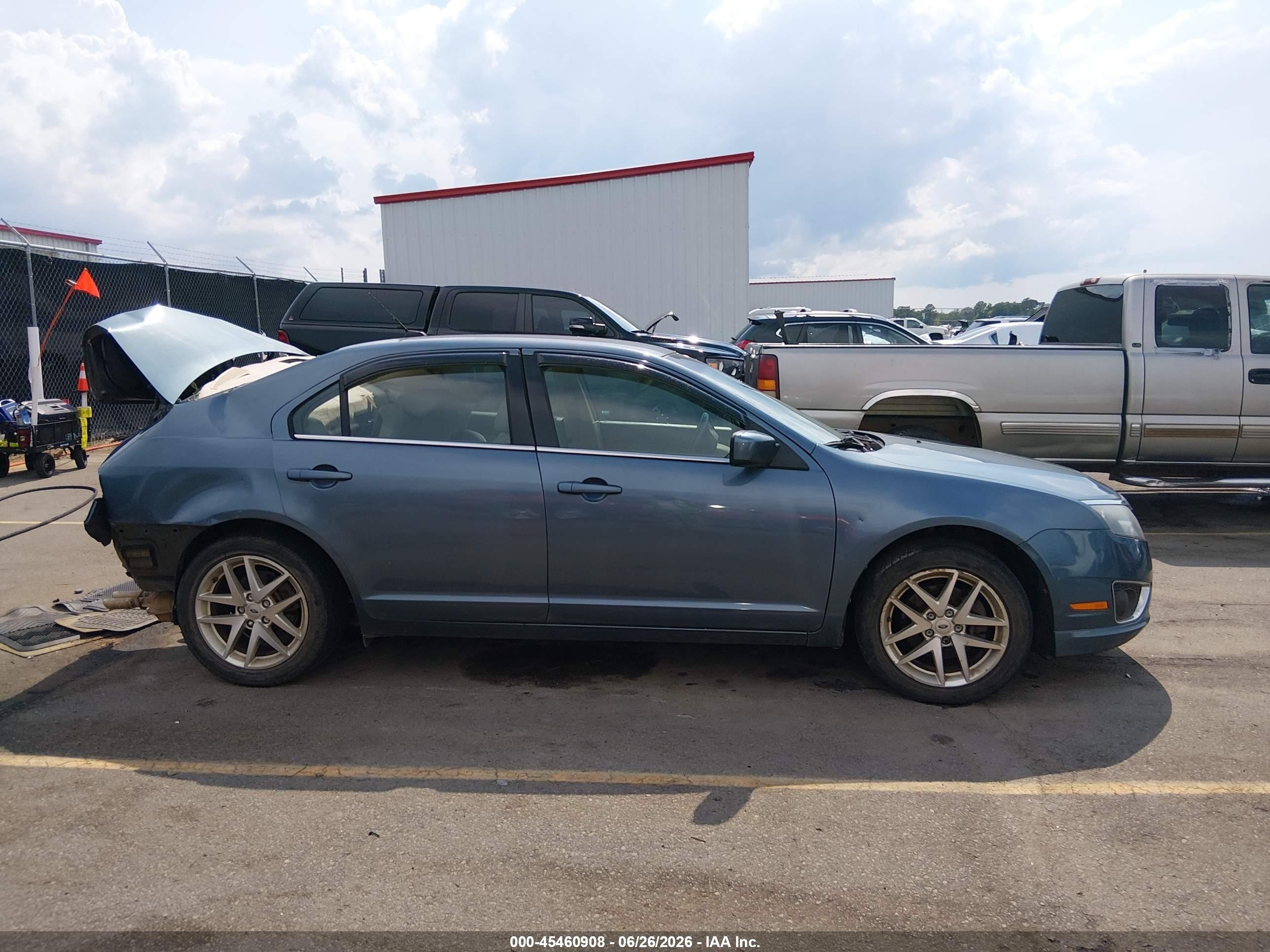 2011 Ford Fusion Sel Teal vin: 3FAHP0JA2BR237975
