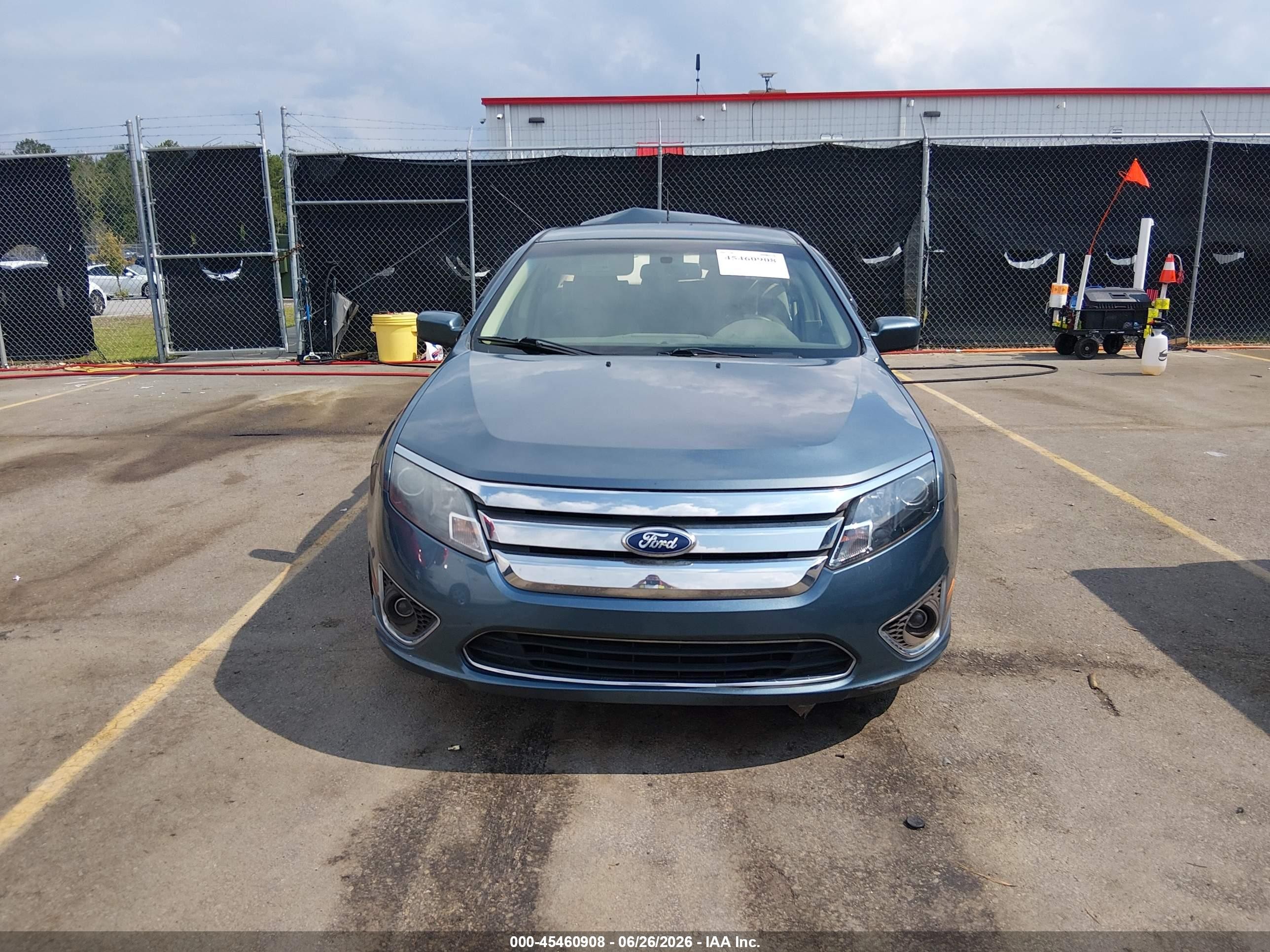 2011 Ford Fusion Sel Teal vin: 3FAHP0JA2BR237975