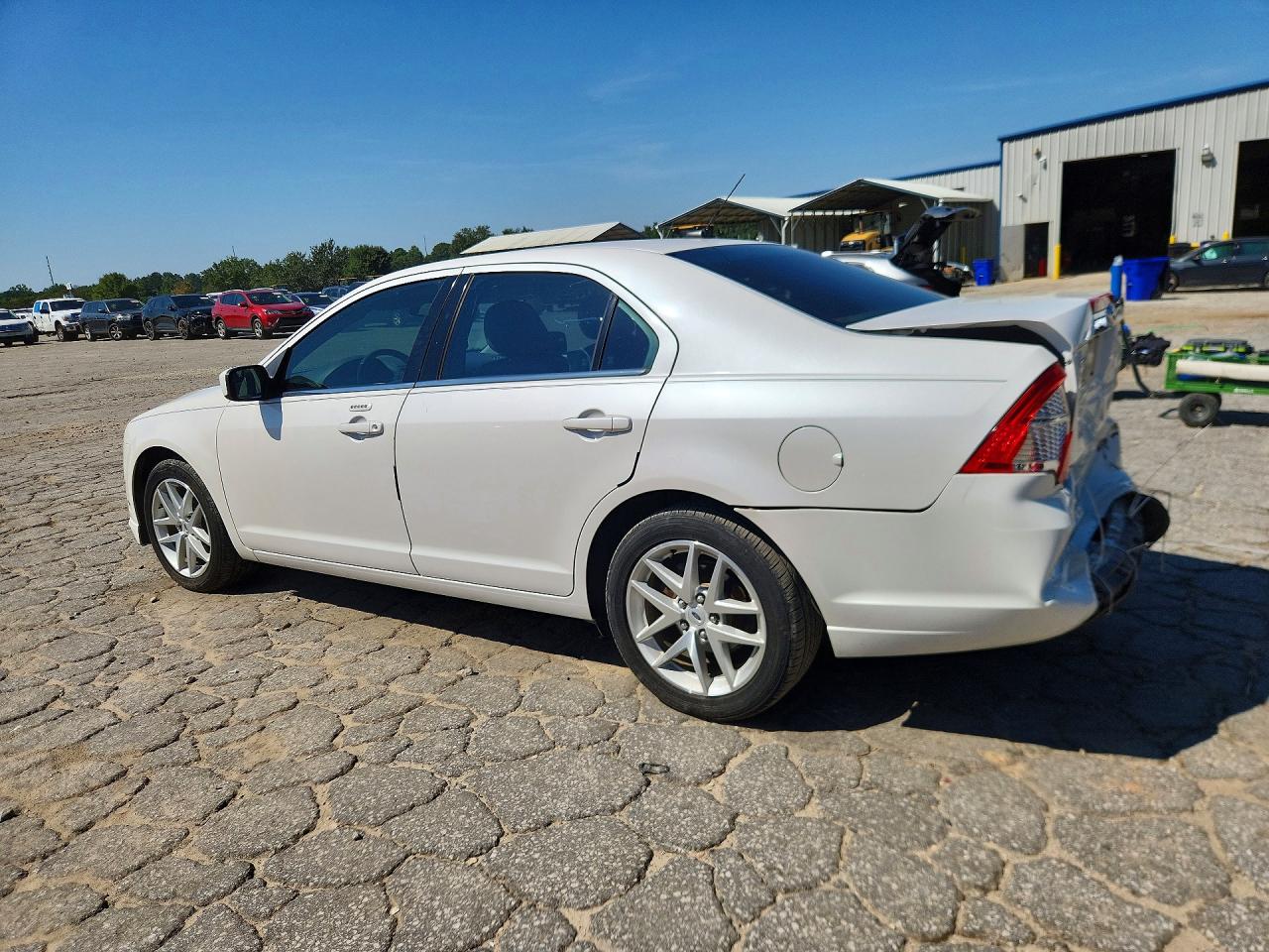 2011 Ford Fusion Sel White vin: 3FAHP0JA2BR252976