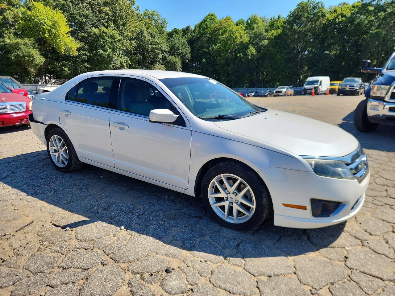 2011 Ford Fusion Sel White vin: 3FAHP0JA2BR252976