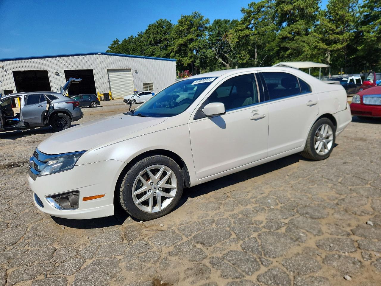 2011 Ford Fusion Sel White vin: 3FAHP0JA2BR252976