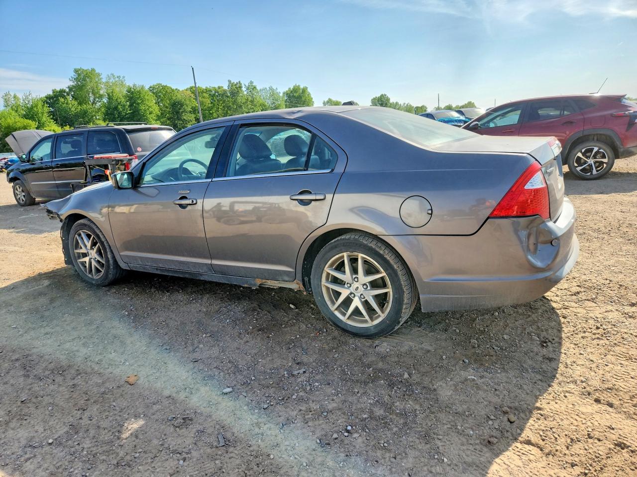 2011 Ford Fusion Sel Серый vin: 3FAHP0JA2BR272998