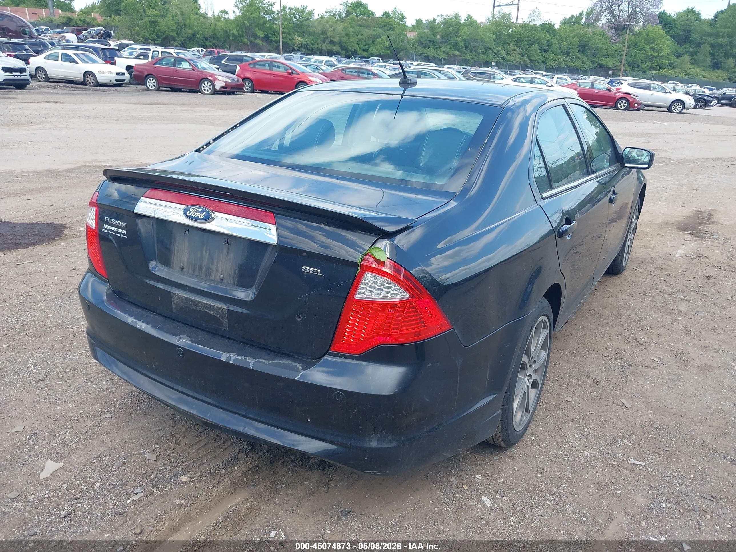 2011 Ford Fusion Sel Черный vin: 3FAHP0JA2BR299313