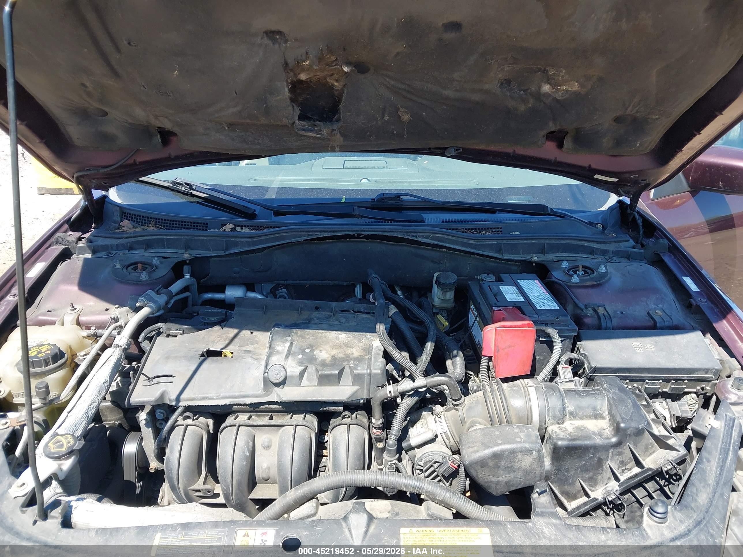 2011 Ford Fusion Sel Maroon vin: 3FAHP0JA2BR323898