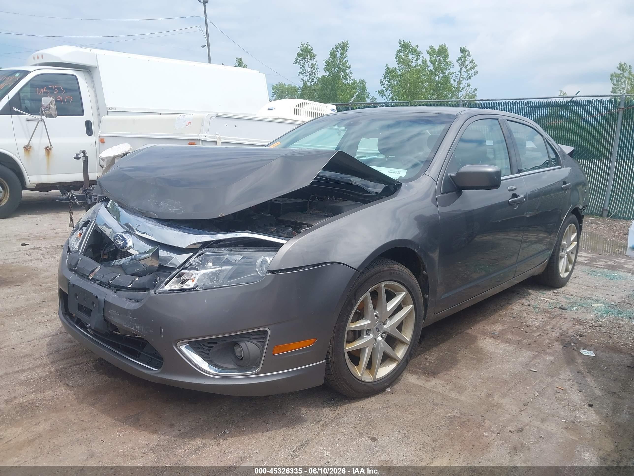 2012 Ford Fusion Sel Gray vin: 3FAHP0JA2CR129065