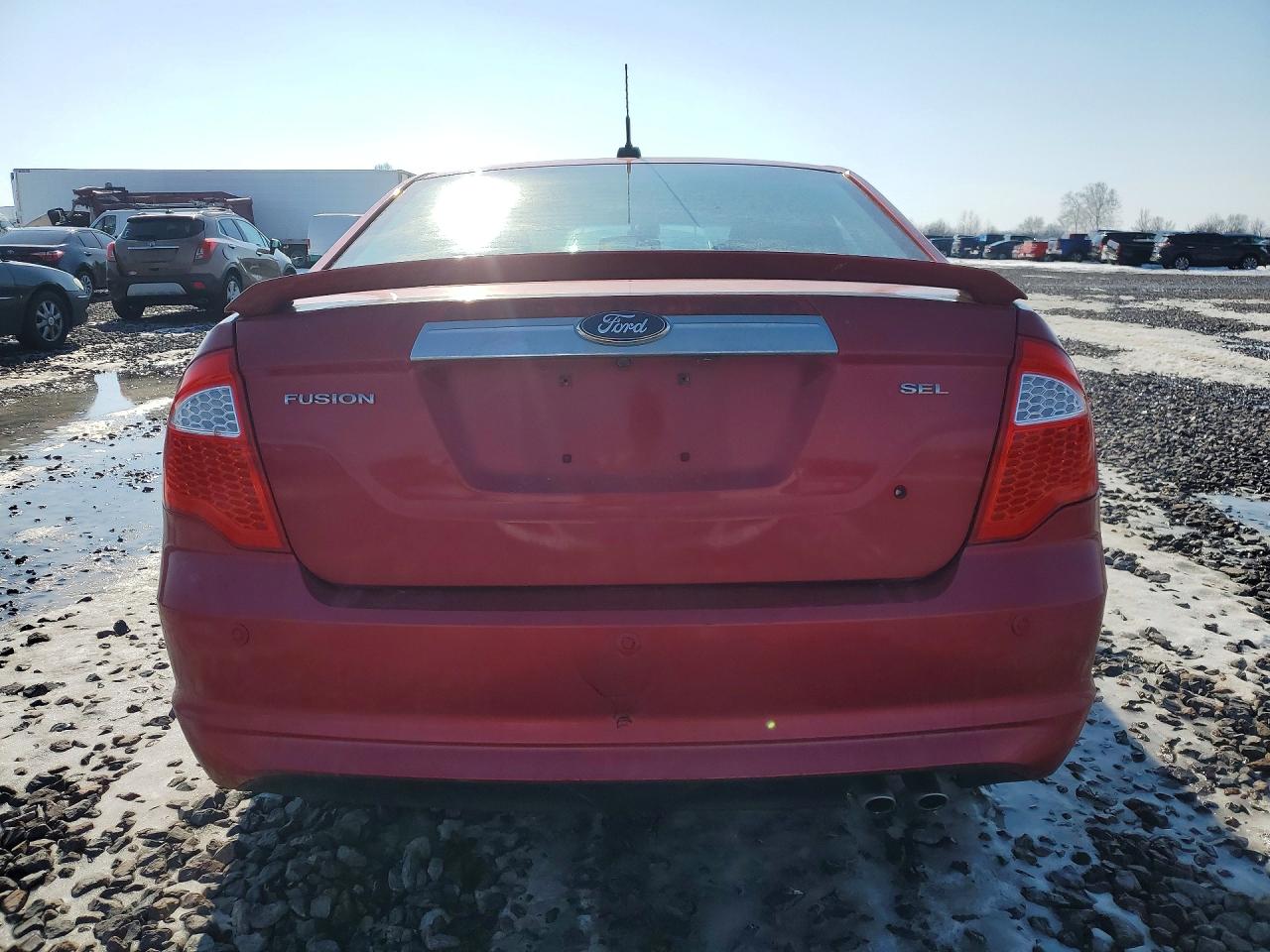 2012 Ford Fusion Sel Red vin: 3FAHP0JA2CR180937