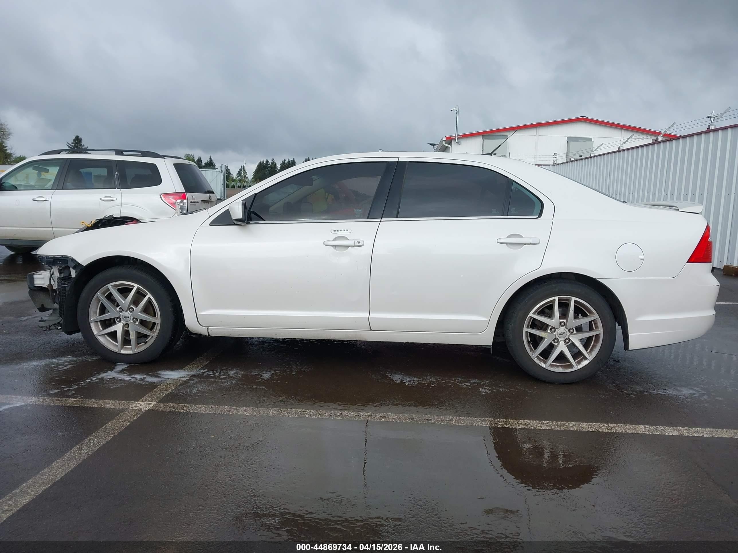 2012 Ford Fusion Sel Белый vin: 3FAHP0JA2CR199410