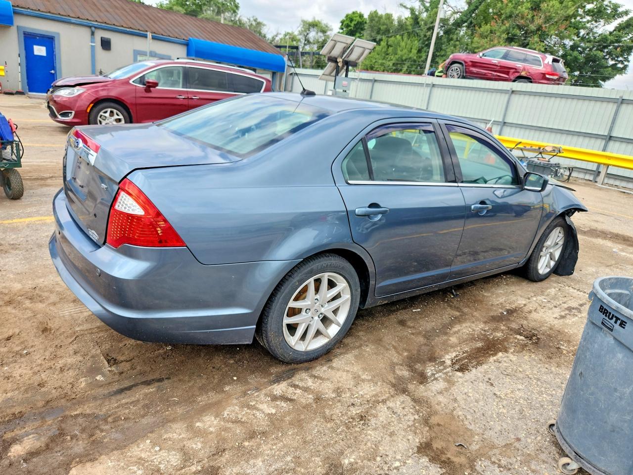 2012 Ford Fusion Sel Blue vin: 3FAHP0JA2CR288197