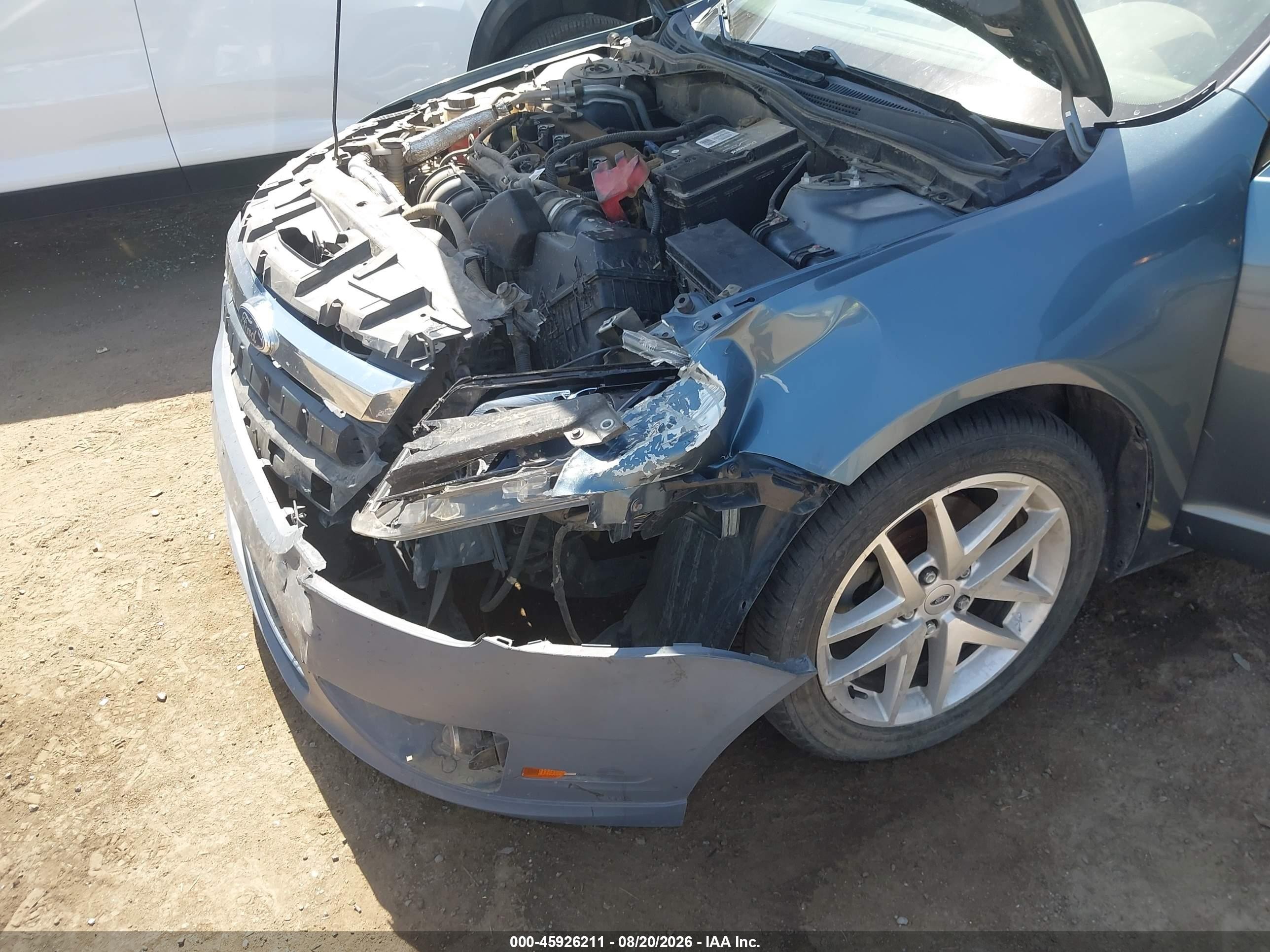 2012 Ford Fusion Sel Blue vin: 3FAHP0JA2CR291990