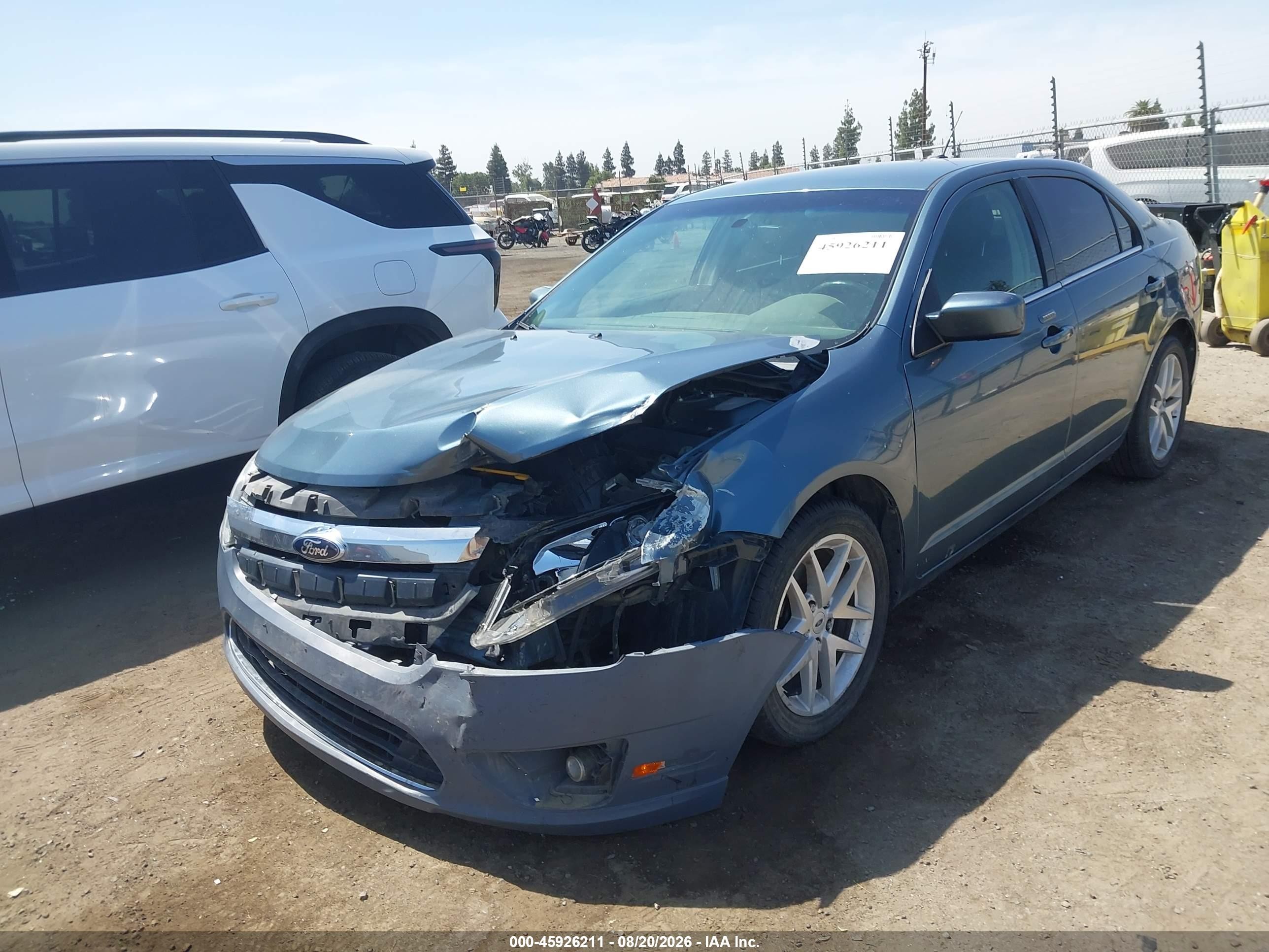2012 Ford Fusion Sel Blue vin: 3FAHP0JA2CR291990
