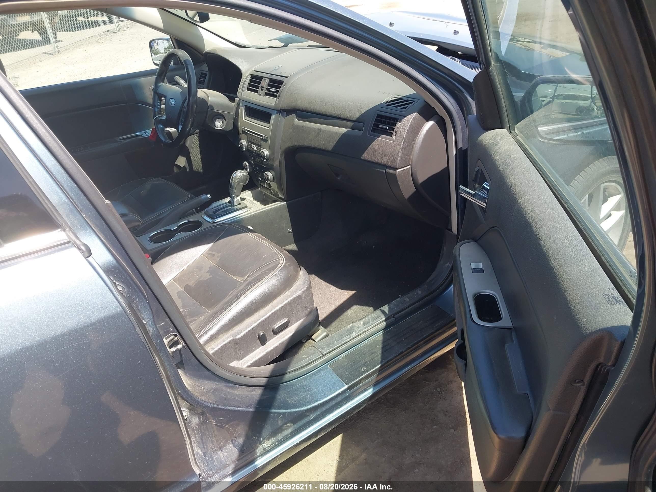2012 Ford Fusion Sel Blue vin: 3FAHP0JA2CR291990