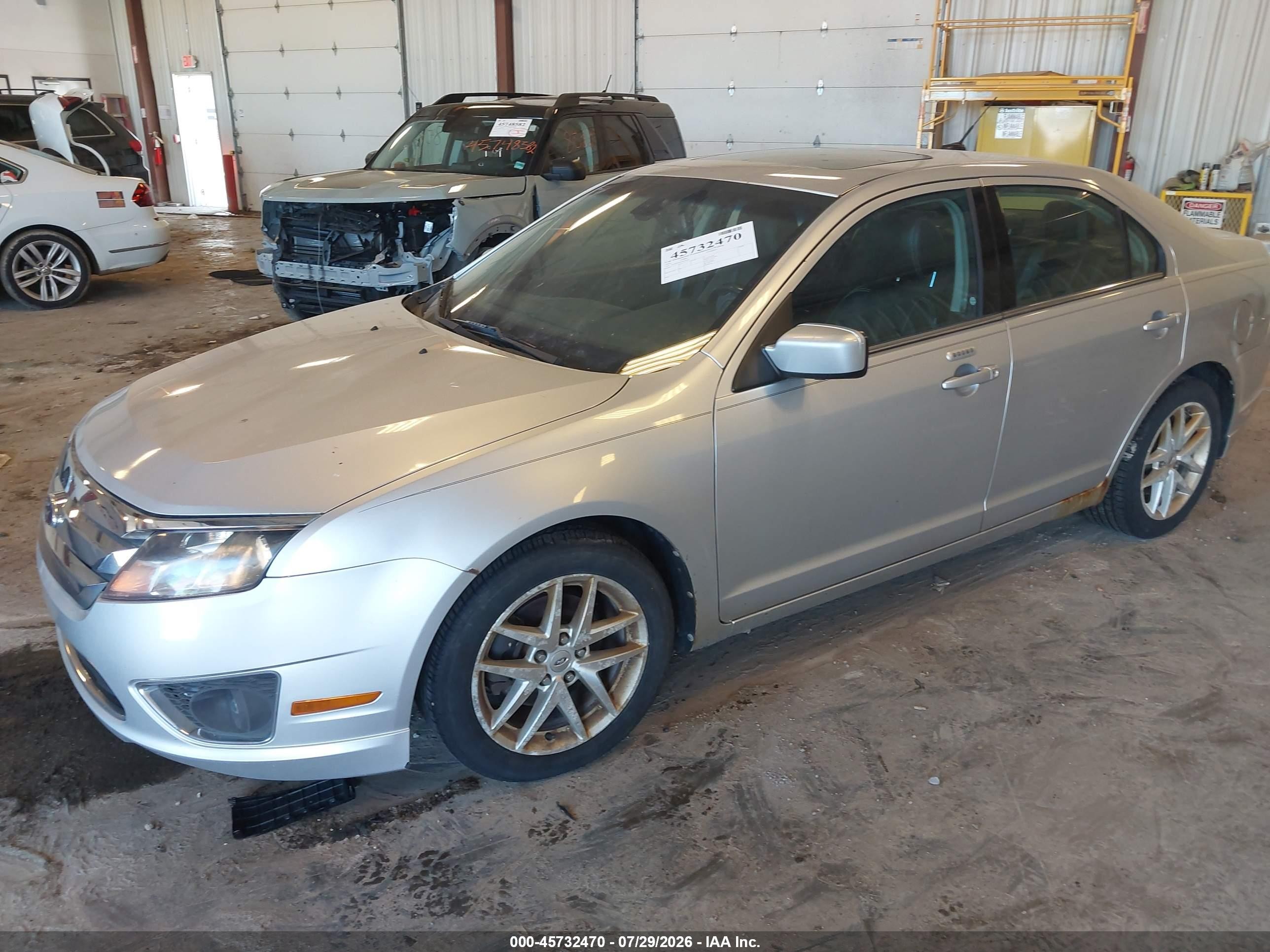 2012 Ford Fusion Sel Silver vin: 3FAHP0JA2CR294422