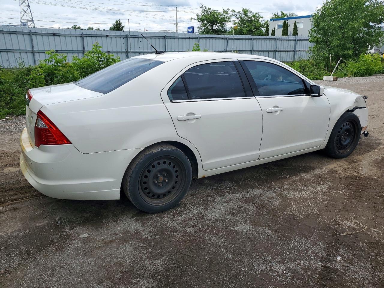 2012 Ford Fusion Sel White vin: 3FAHP0JA2CR358099