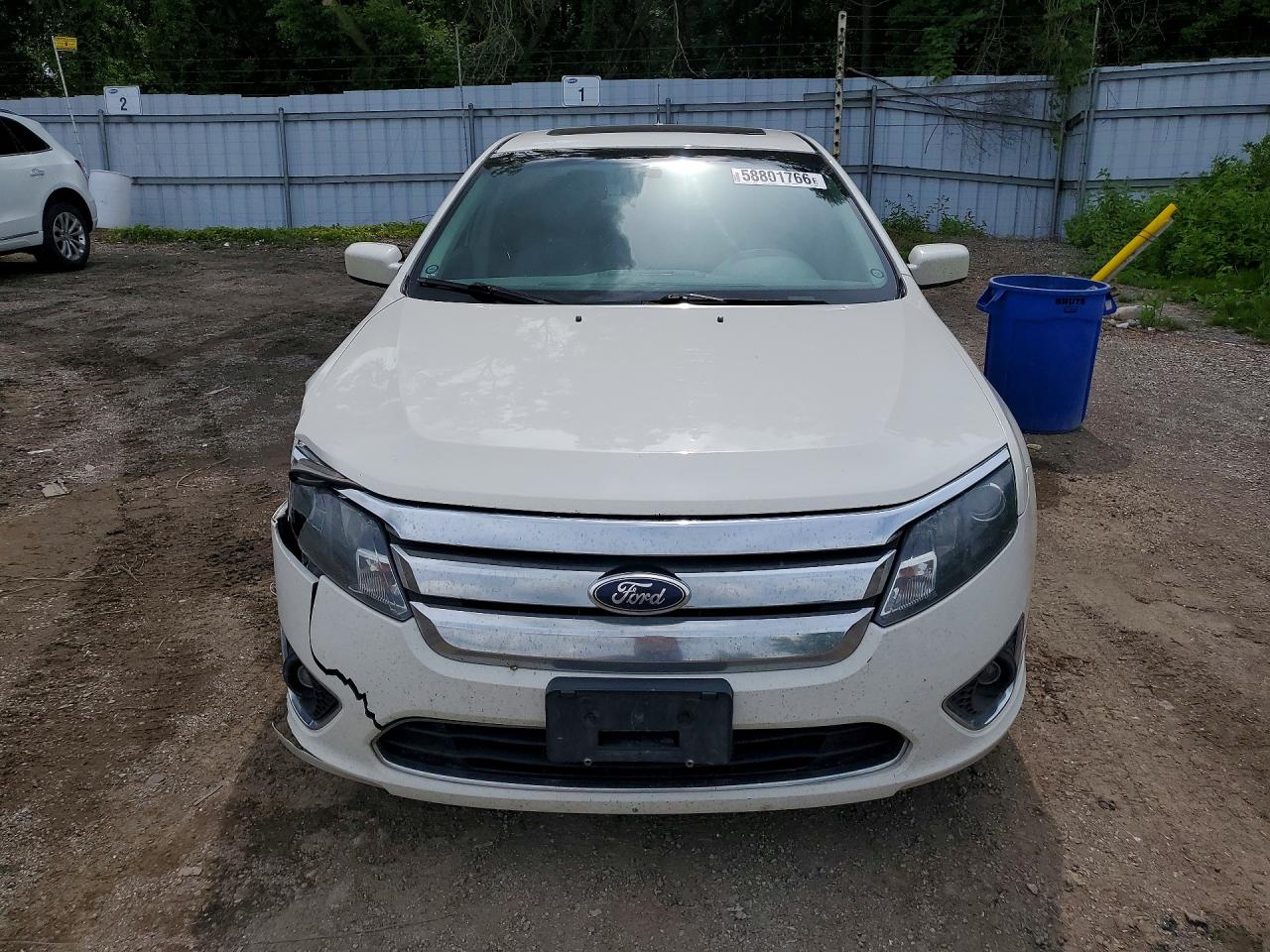 2012 Ford Fusion Sel White vin: 3FAHP0JA2CR358099