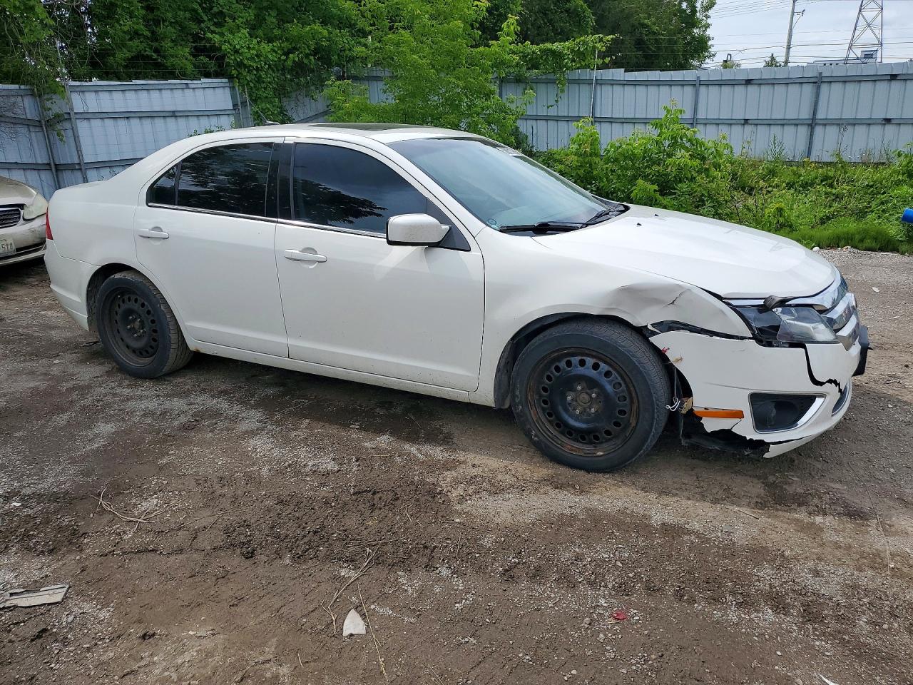 2012 Ford Fusion Sel White vin: 3FAHP0JA2CR358099