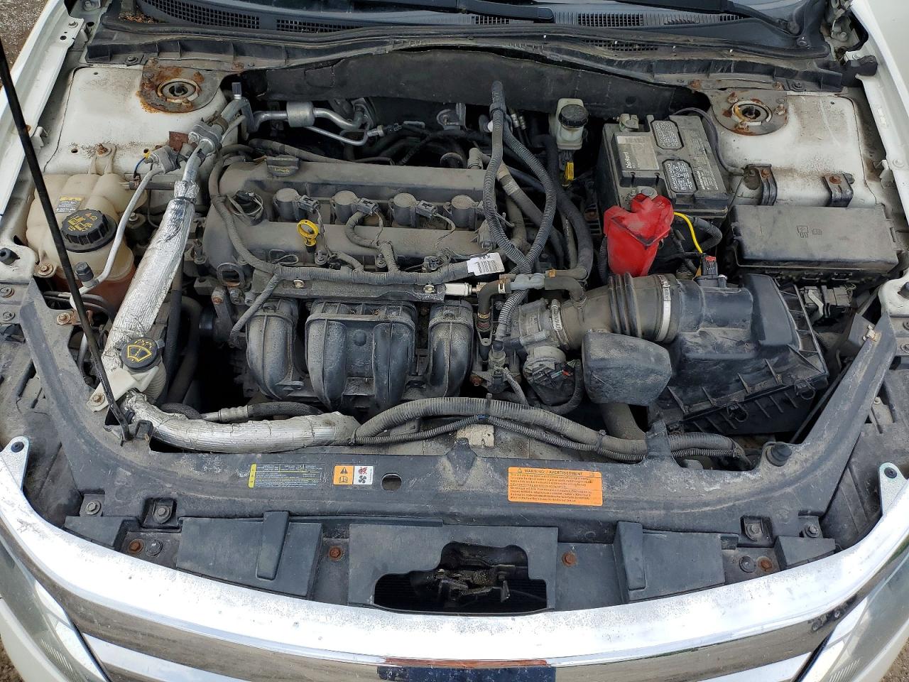 2012 Ford Fusion Sel White vin: 3FAHP0JA2CR358099