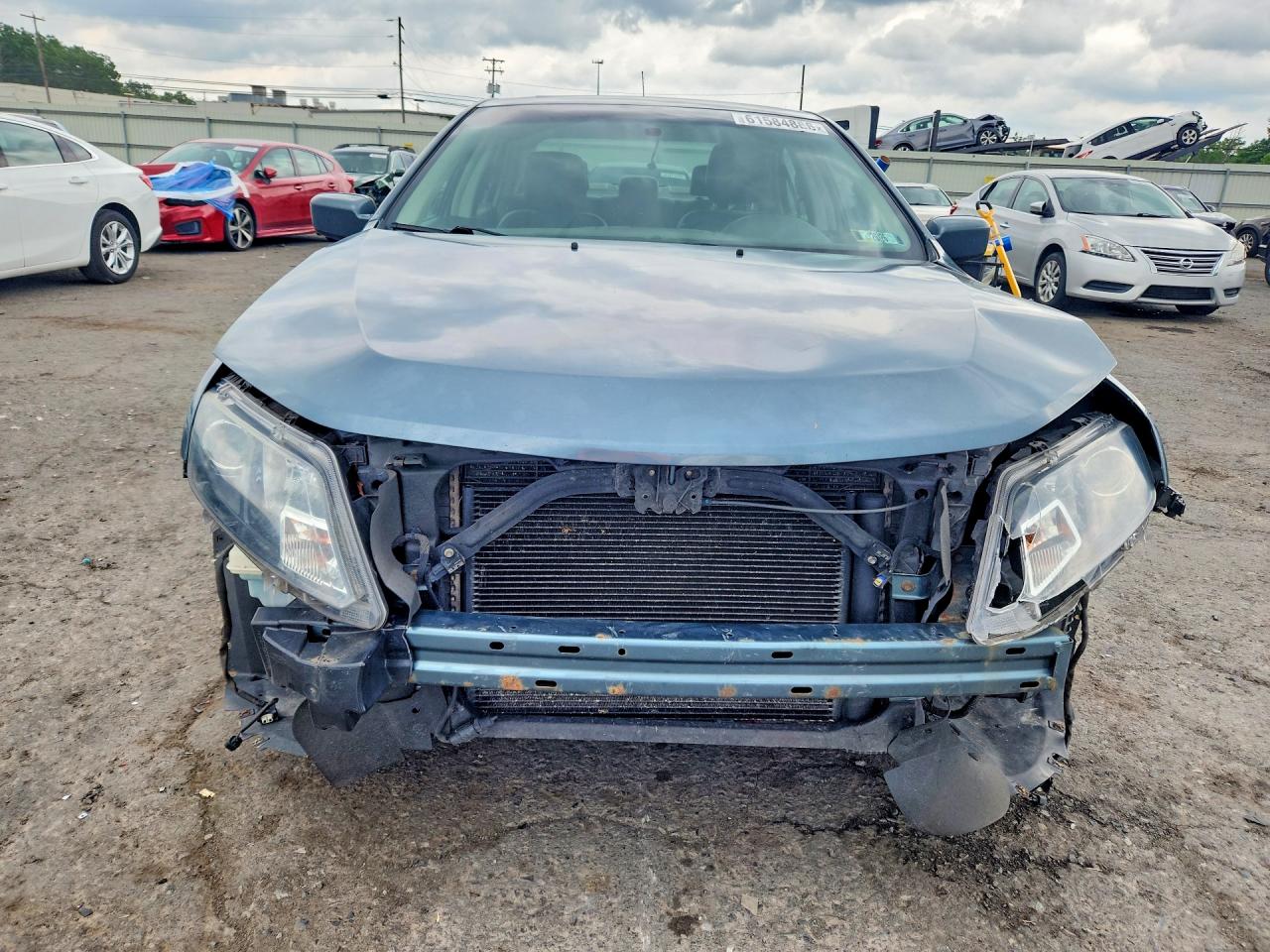 2012 Ford Fusion Sel Blue vin: 3FAHP0JA2CR371385