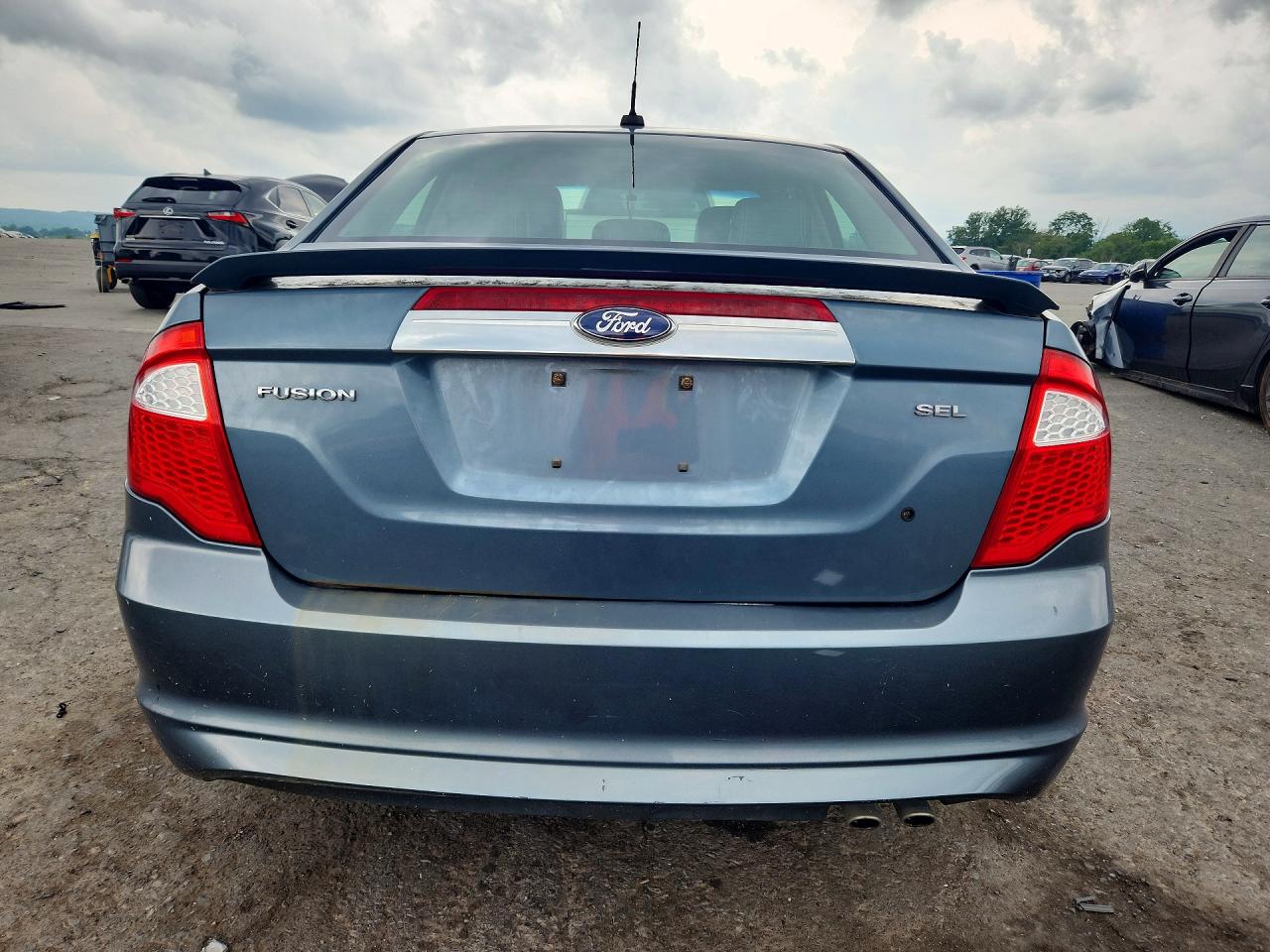 2012 Ford Fusion Sel Blue vin: 3FAHP0JA2CR371385