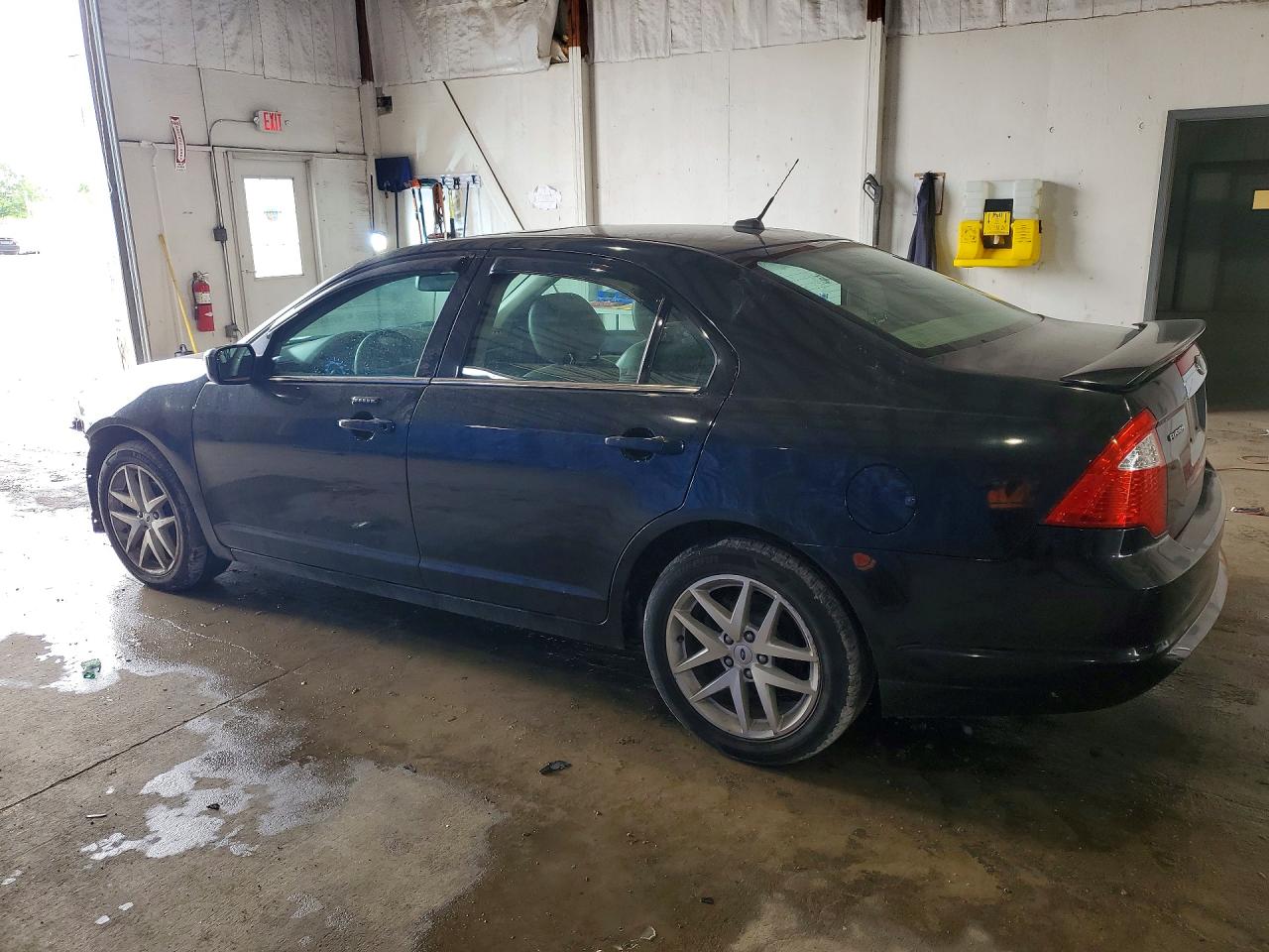 2012 Ford Fusion Black vin: 3FAHP0JA2CR374156