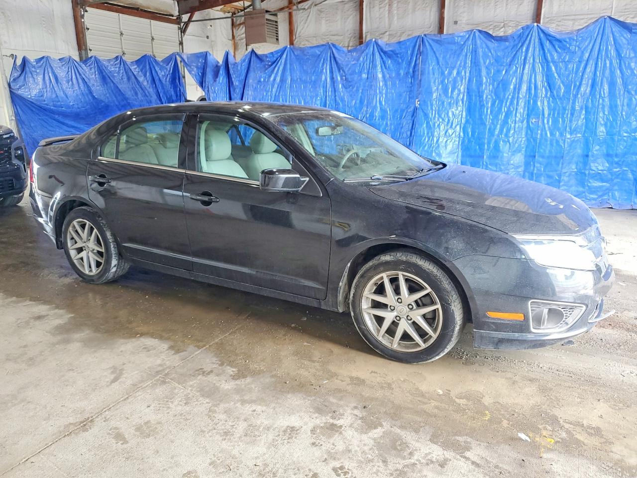 2012 Ford Fusion Black vin: 3FAHP0JA2CR374156