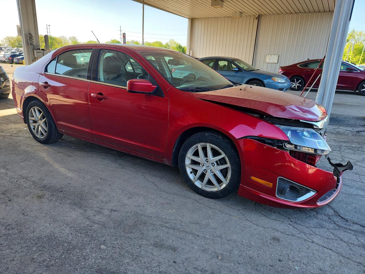 2012 Ford Fusion Sel Burgundy vin: 3FAHP0JA2CR375498