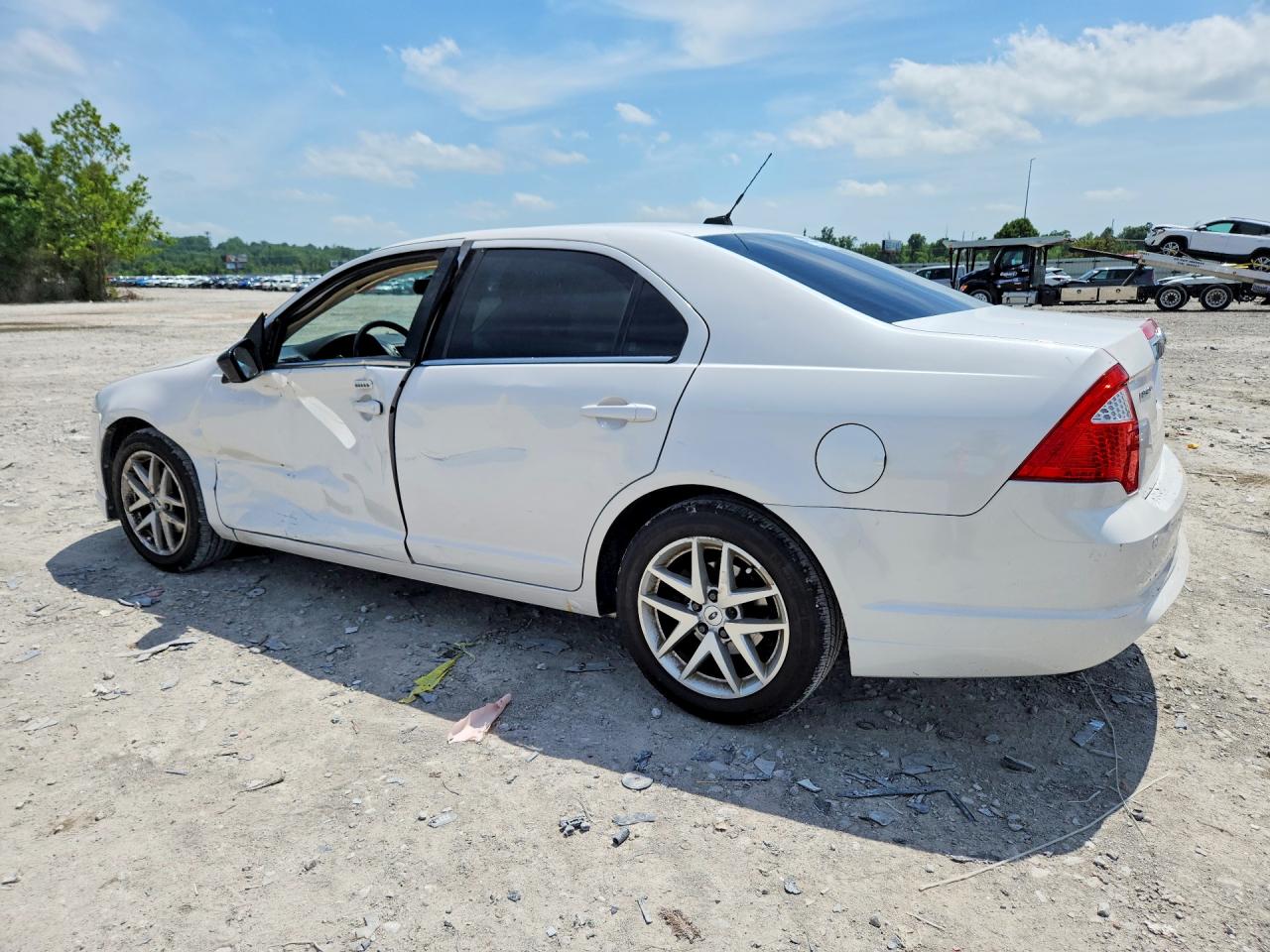 2012 Ford Fusion Sel White vin: 3FAHP0JA2CR376005