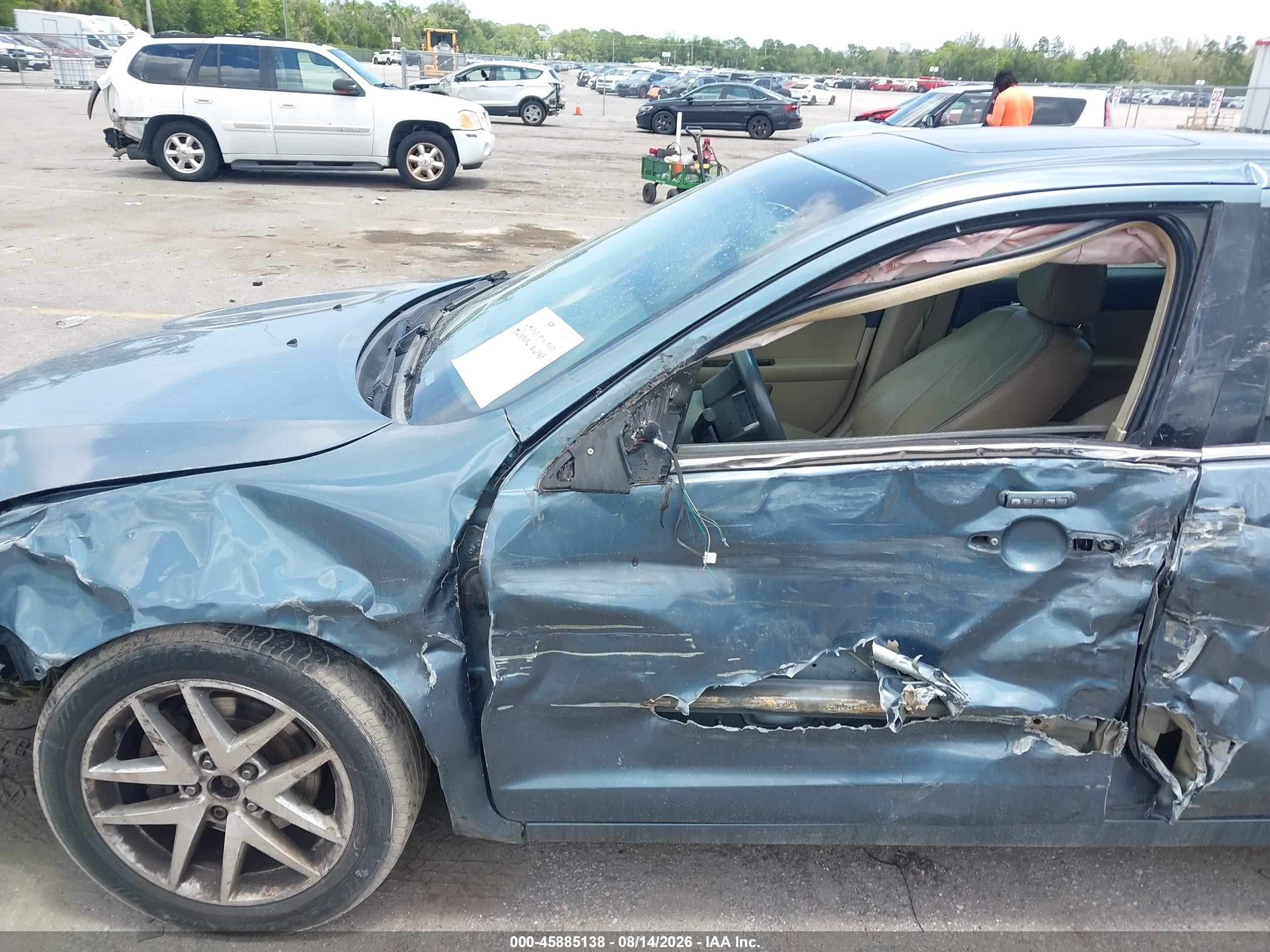 2012 Ford Fusion Sel Light Blue vin: 3FAHP0JA2CR386954
