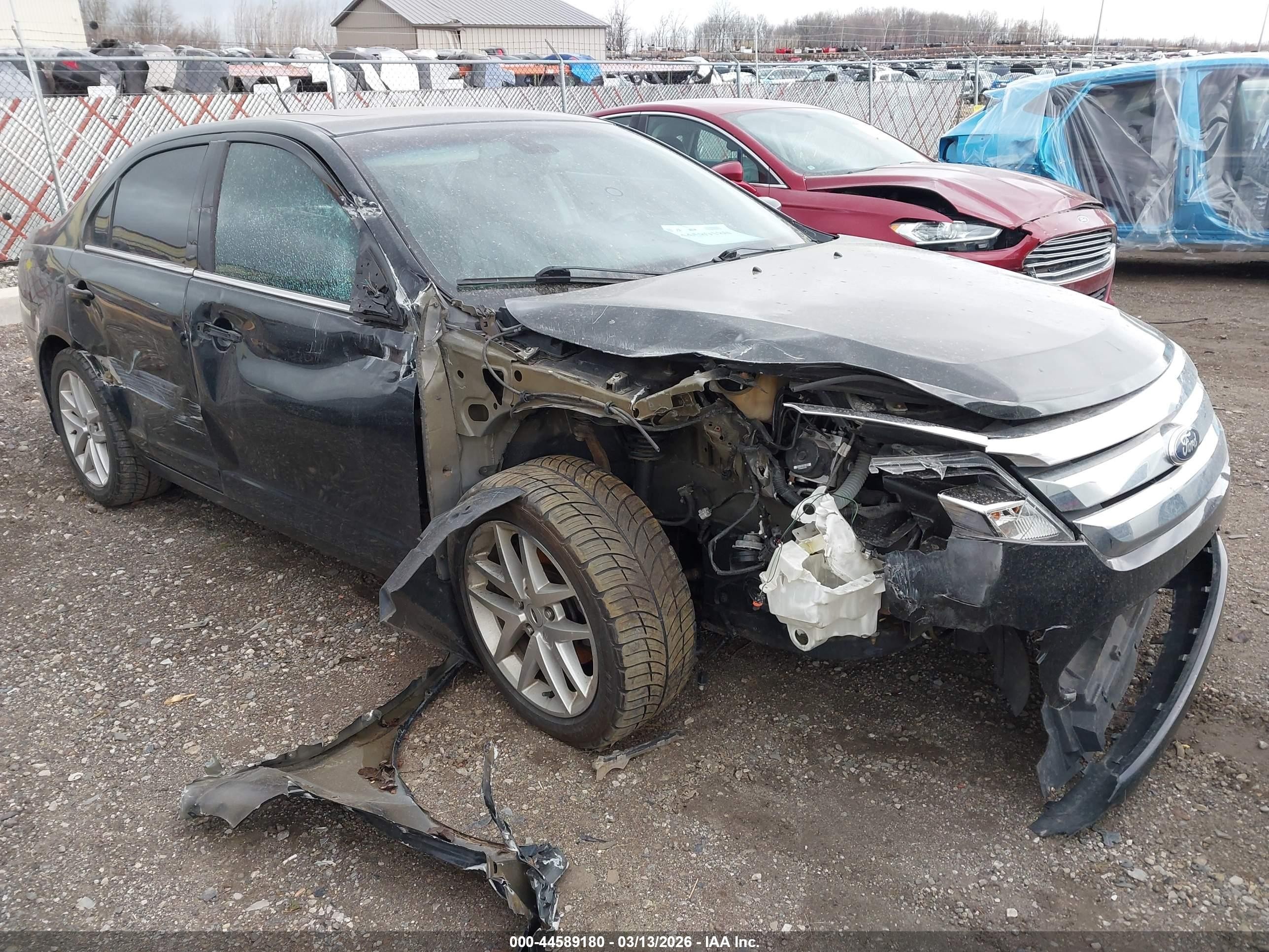 2012 Ford Fusion Sel Black vin: 3FAHP0JA2CR394178