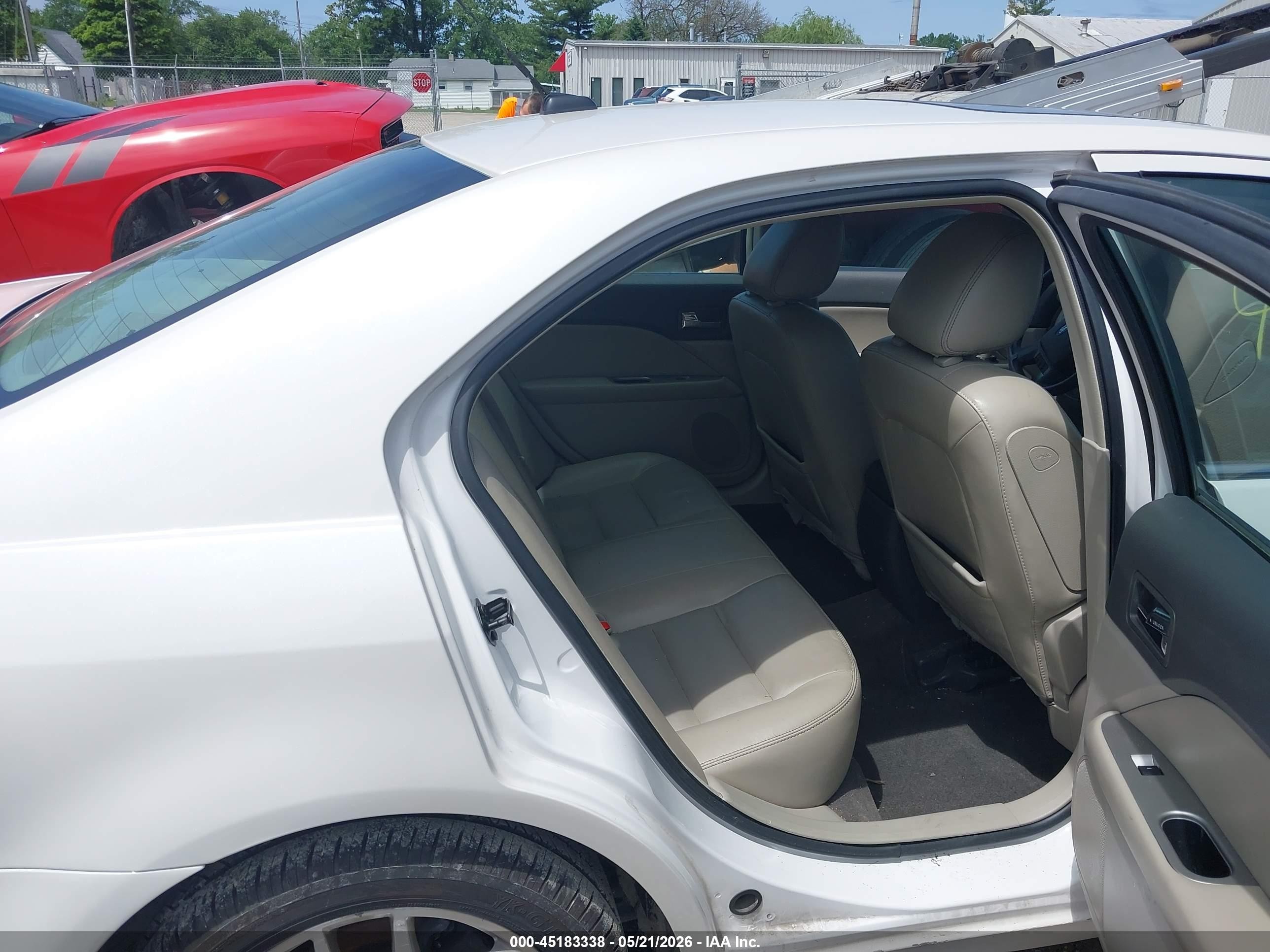 2010 Ford Fusion Sel White vin: 3FAHP0JA3AR122929