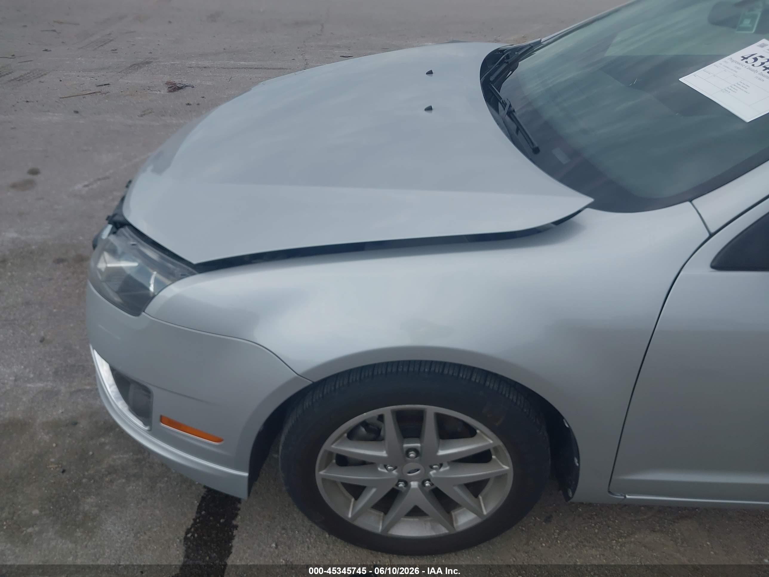 2010 Ford Fusion Sel Silver vin: 3FAHP0JA3AR358948