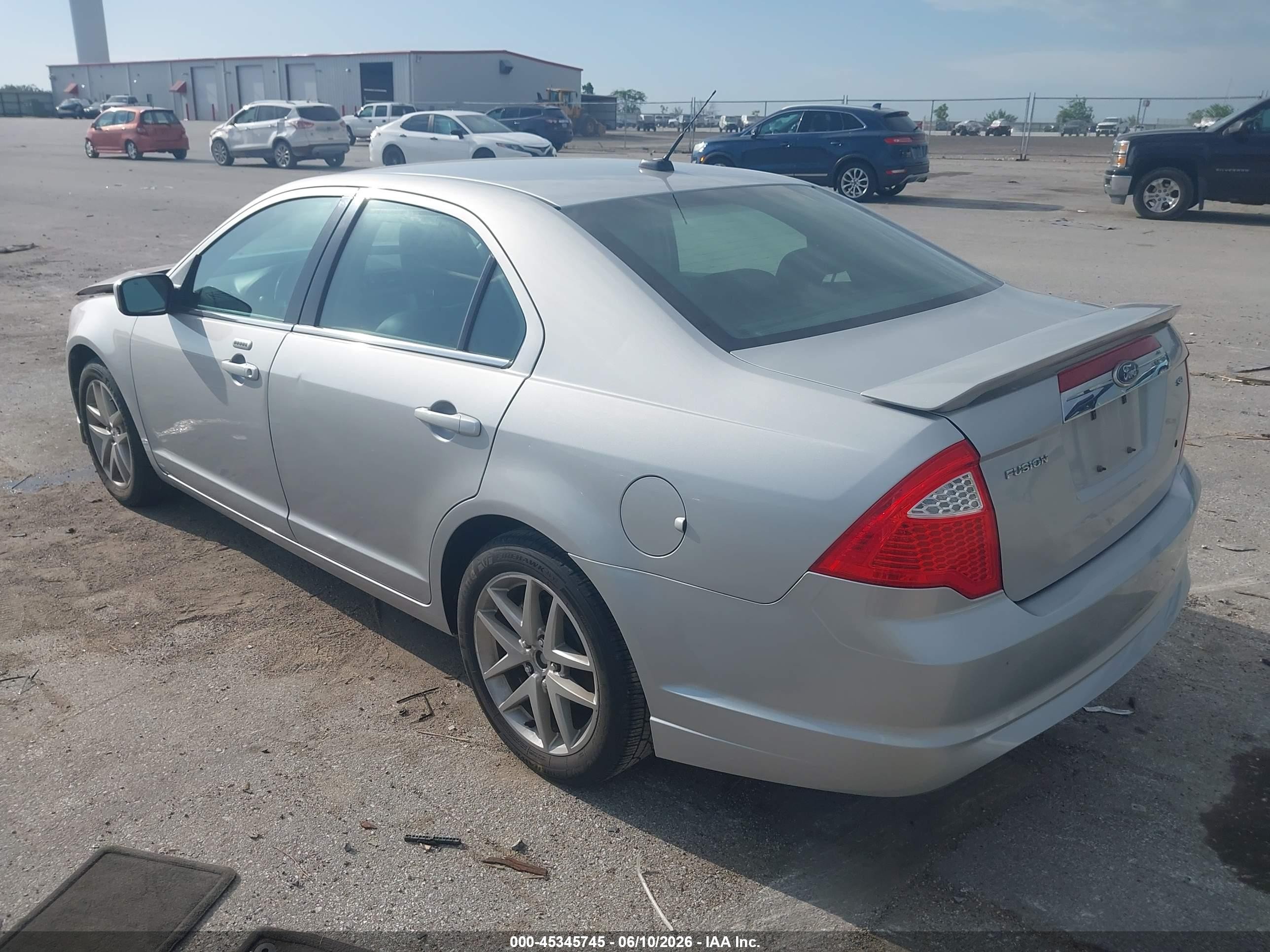 2010 Ford Fusion Sel Silver vin: 3FAHP0JA3AR358948