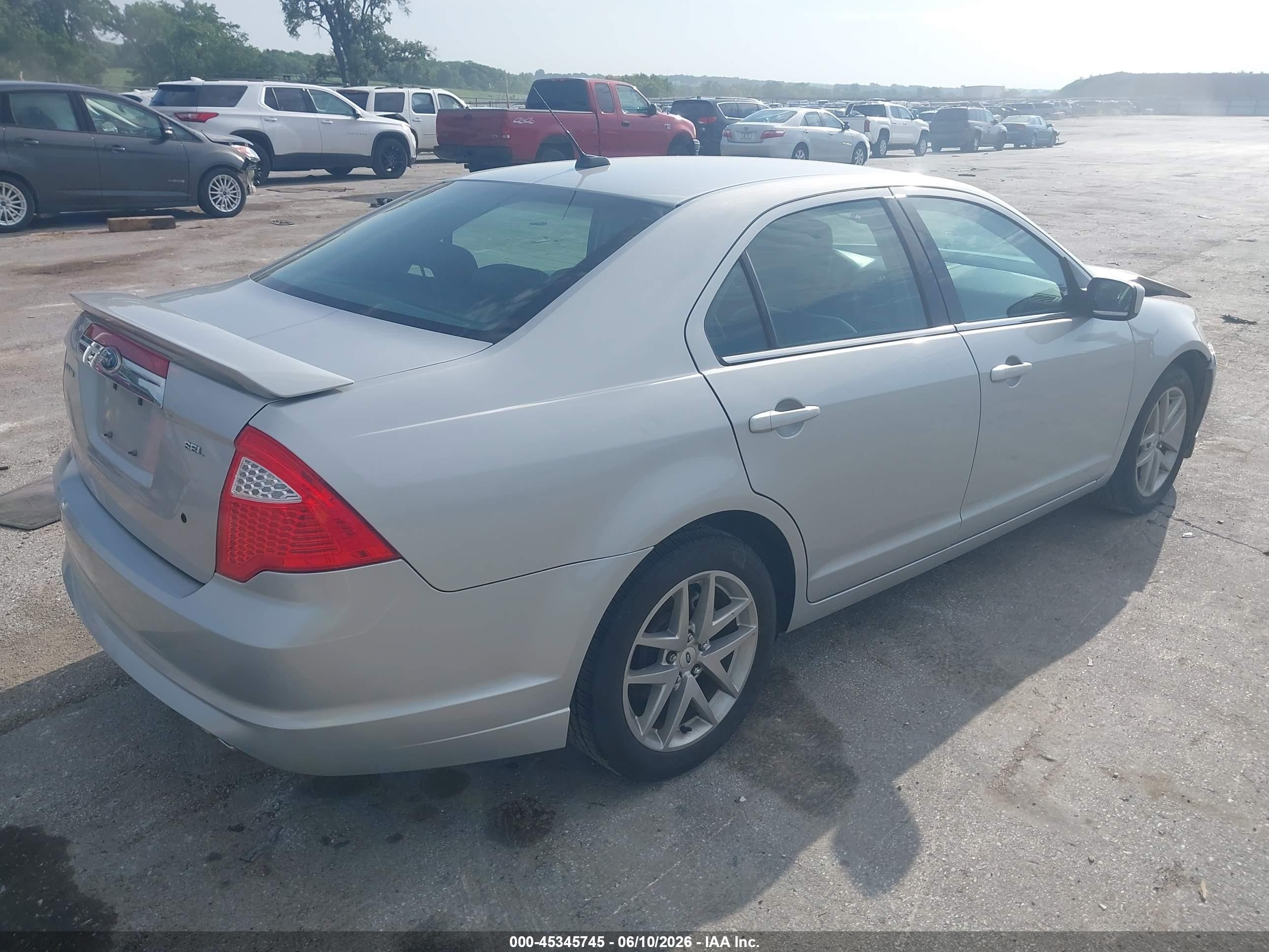 2010 Ford Fusion Sel Silver vin: 3FAHP0JA3AR358948