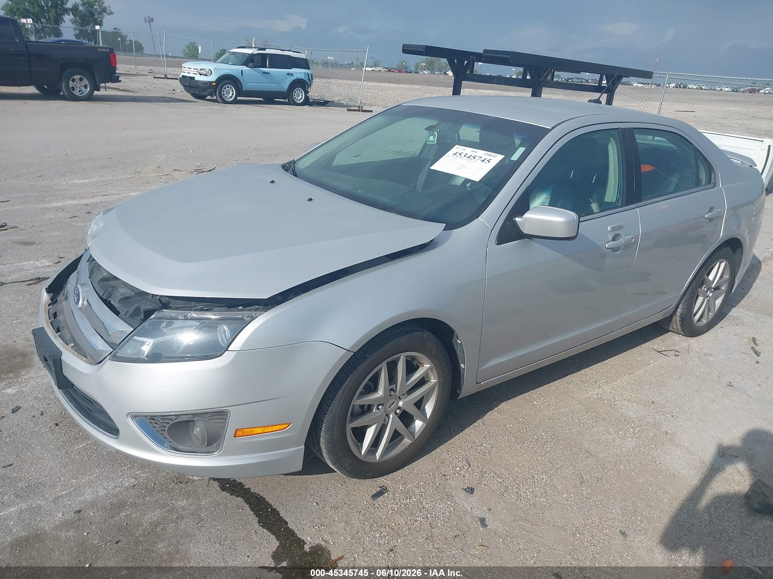 2010 Ford Fusion Sel Silver vin: 3FAHP0JA3AR358948