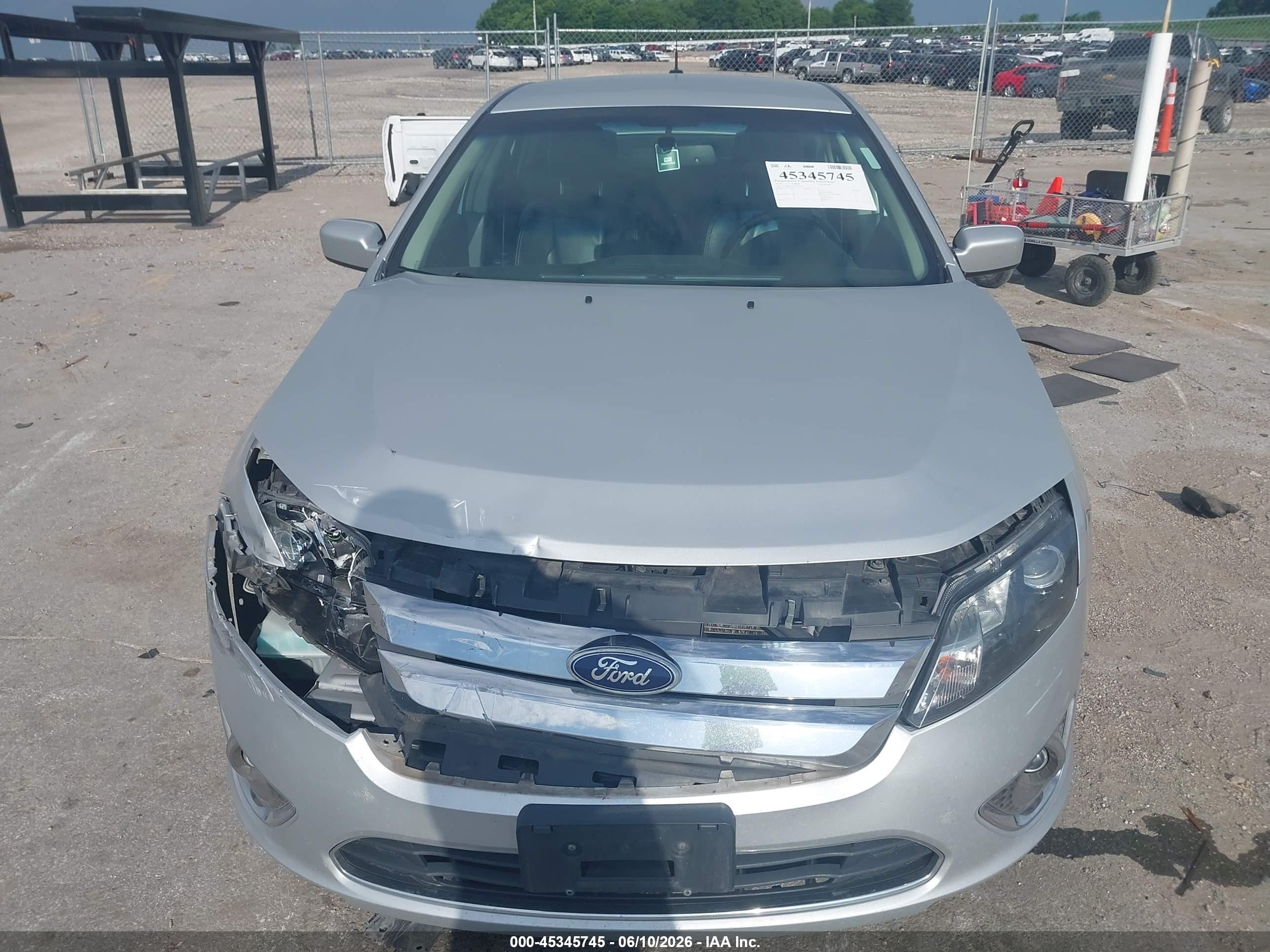 2010 Ford Fusion Sel Silver vin: 3FAHP0JA3AR358948