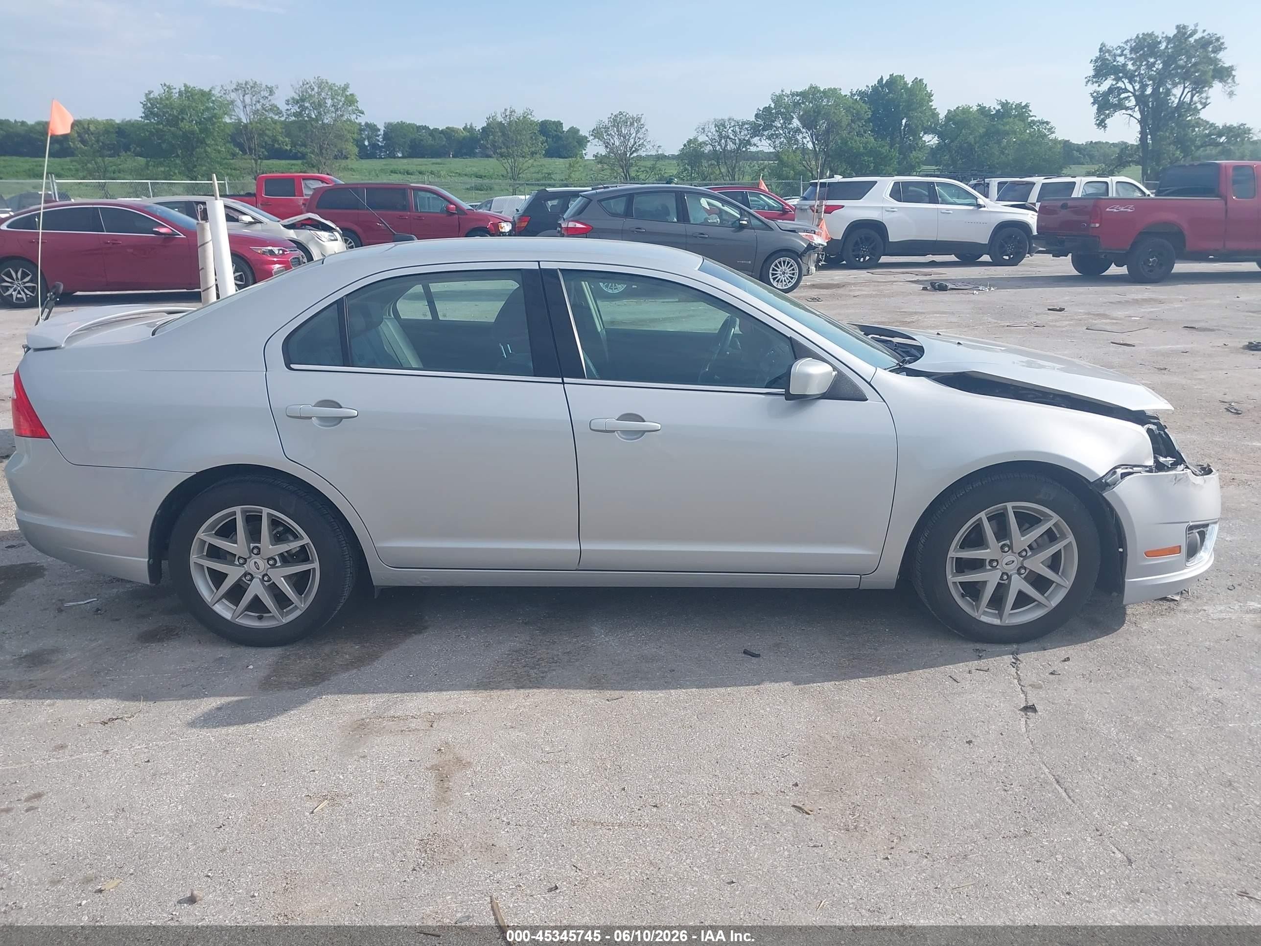 2010 Ford Fusion Sel Silver vin: 3FAHP0JA3AR358948