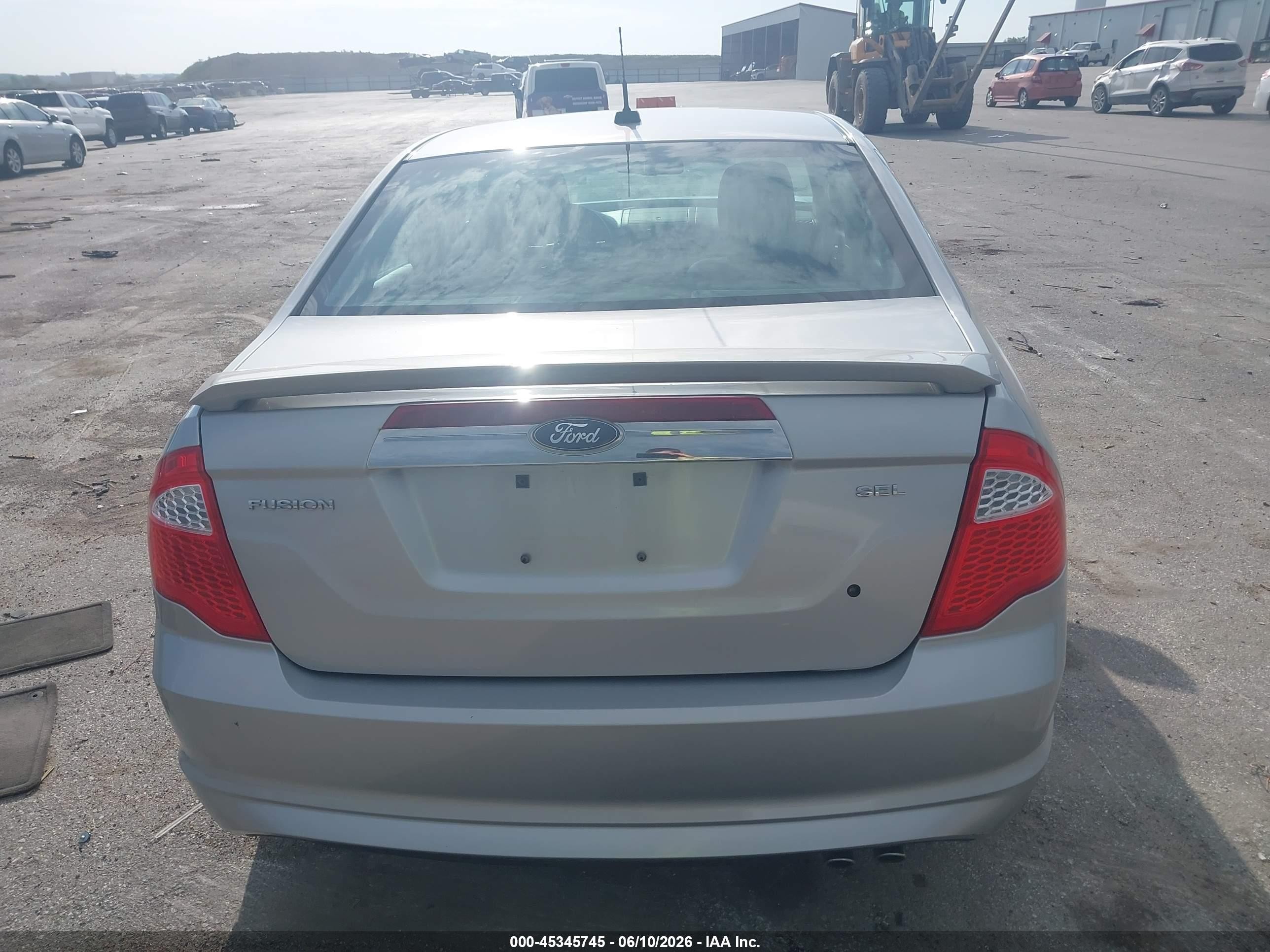 2010 Ford Fusion Sel Silver vin: 3FAHP0JA3AR358948