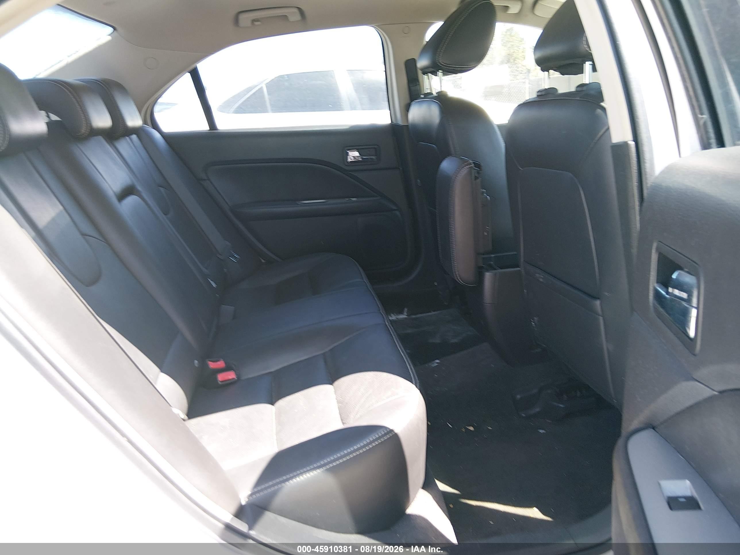 2010 Ford Fusion Sel White vin: 3FAHP0JA3AR406156
