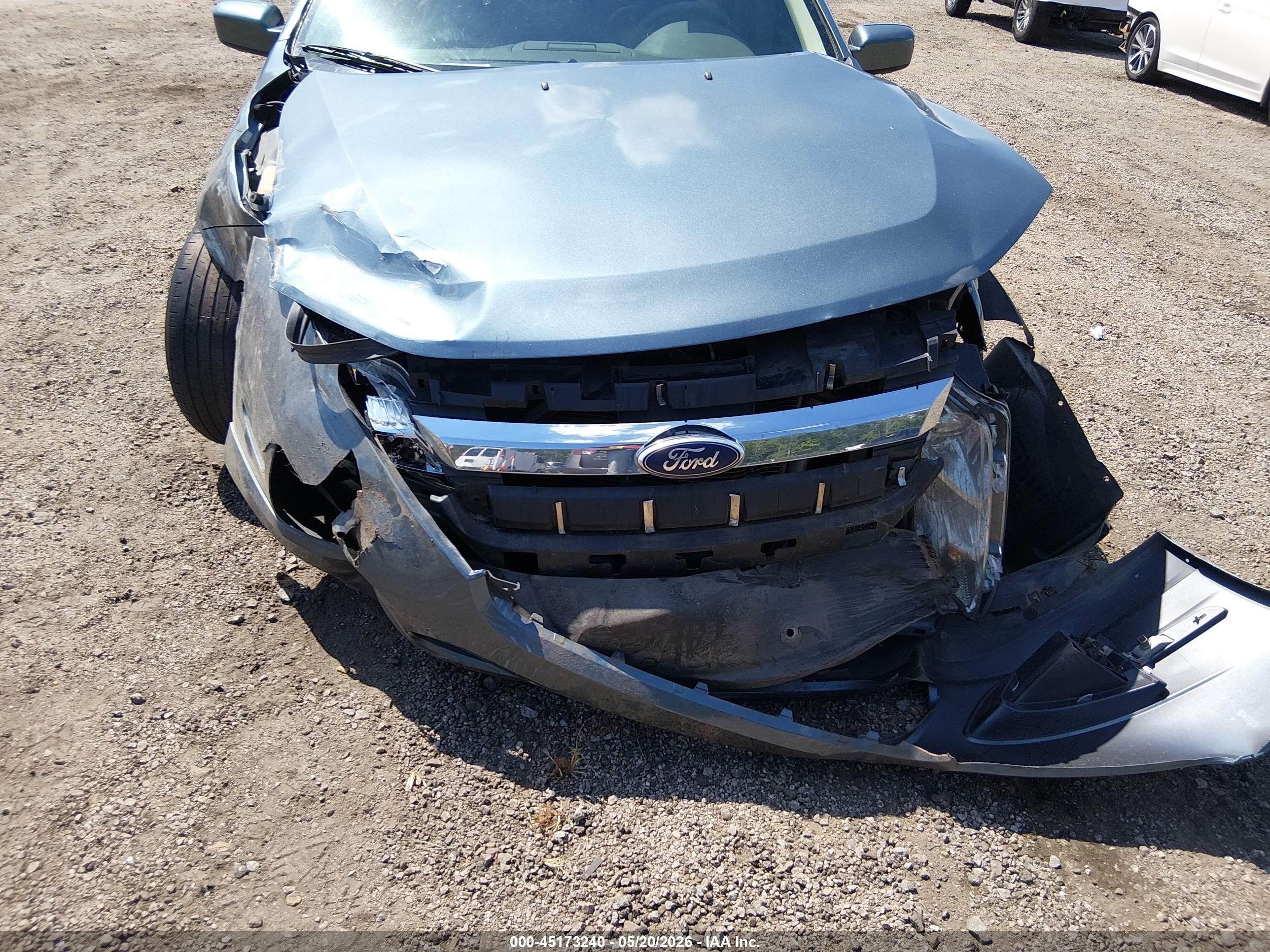 2011 Ford Fusion Sel Green vin: 3FAHP0JA3BR230095