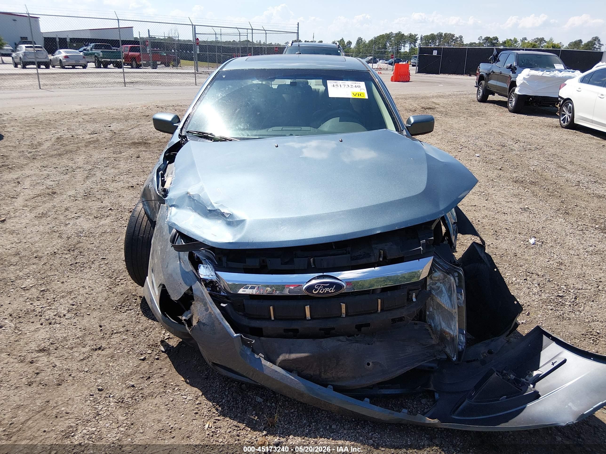 2011 Ford Fusion Sel Green vin: 3FAHP0JA3BR230095