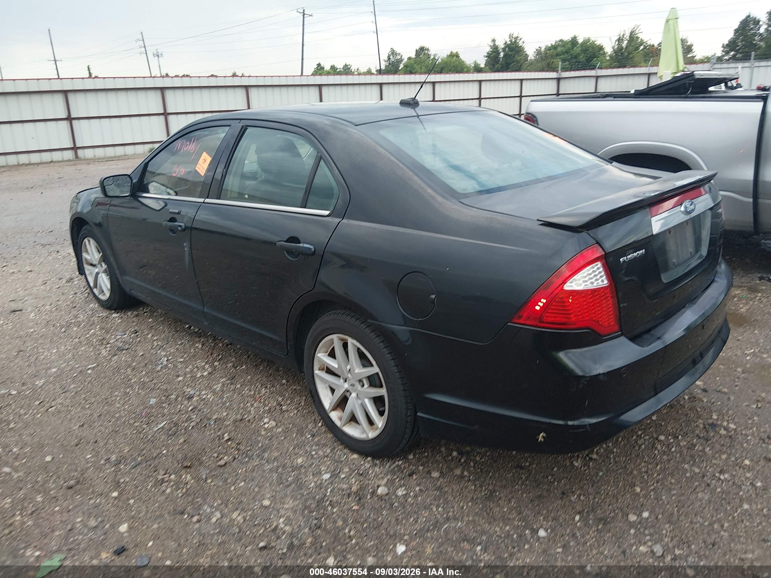 2011 Ford Fusion Sel Черный vin: 3FAHP0JA3BR244854