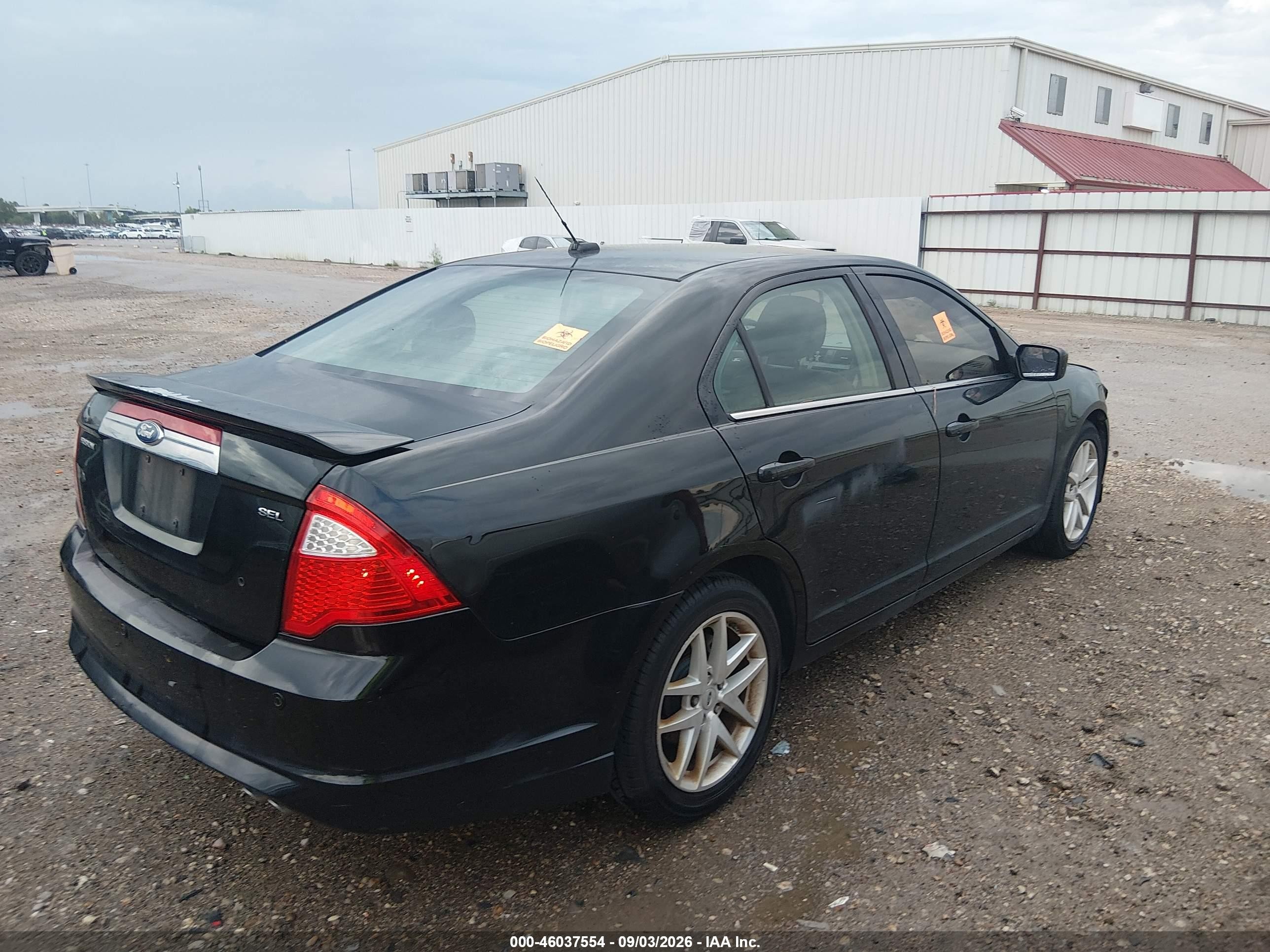 2011 Ford Fusion Sel Черный vin: 3FAHP0JA3BR244854