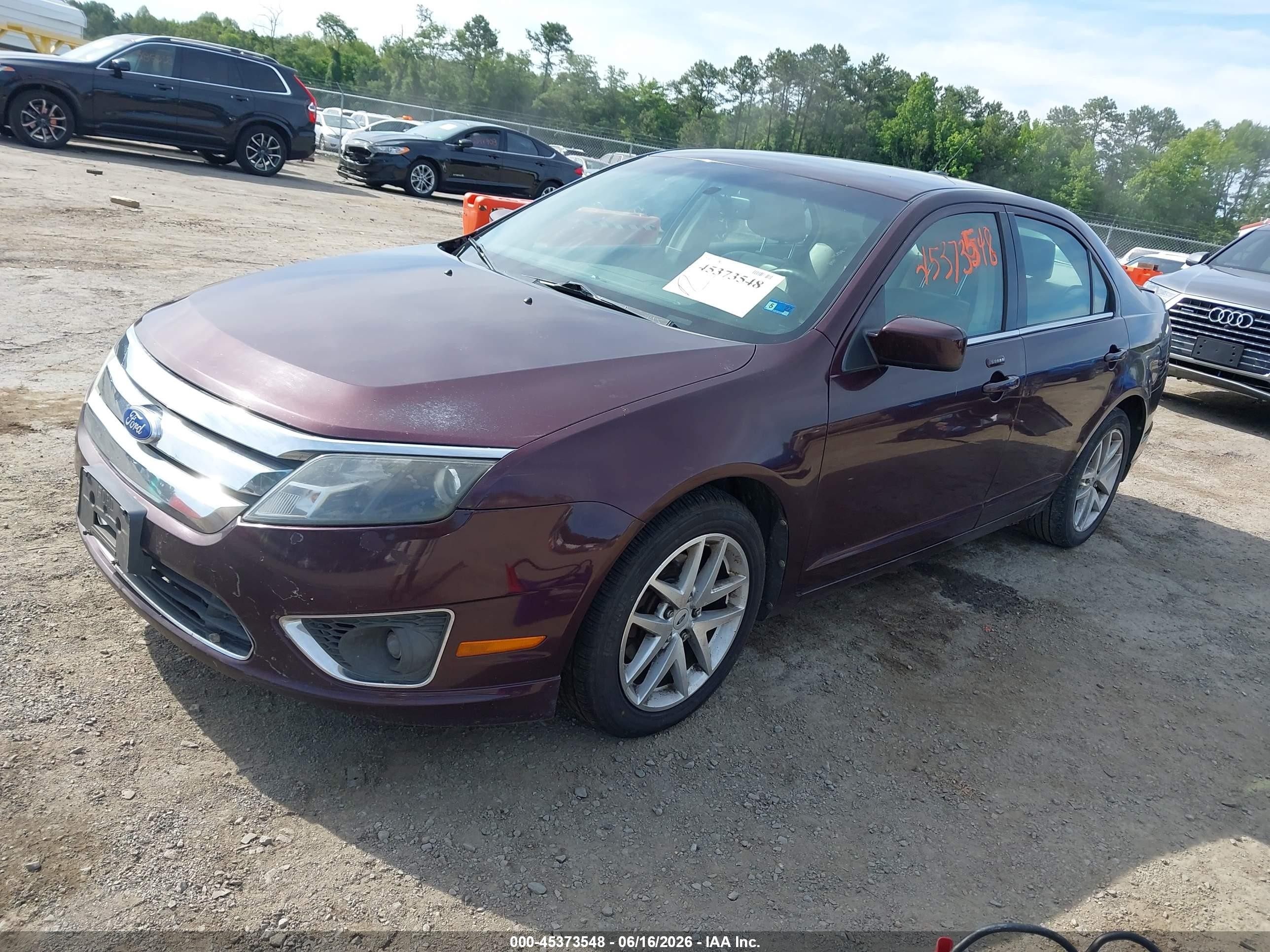 2011 Ford Fusion Sel Purple vin: 3FAHP0JA3BR258141
