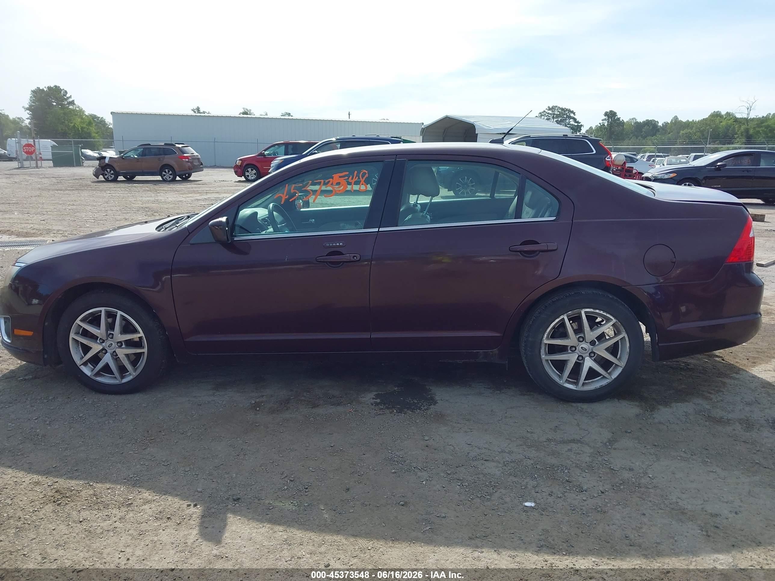 2011 Ford Fusion Sel Purple vin: 3FAHP0JA3BR258141